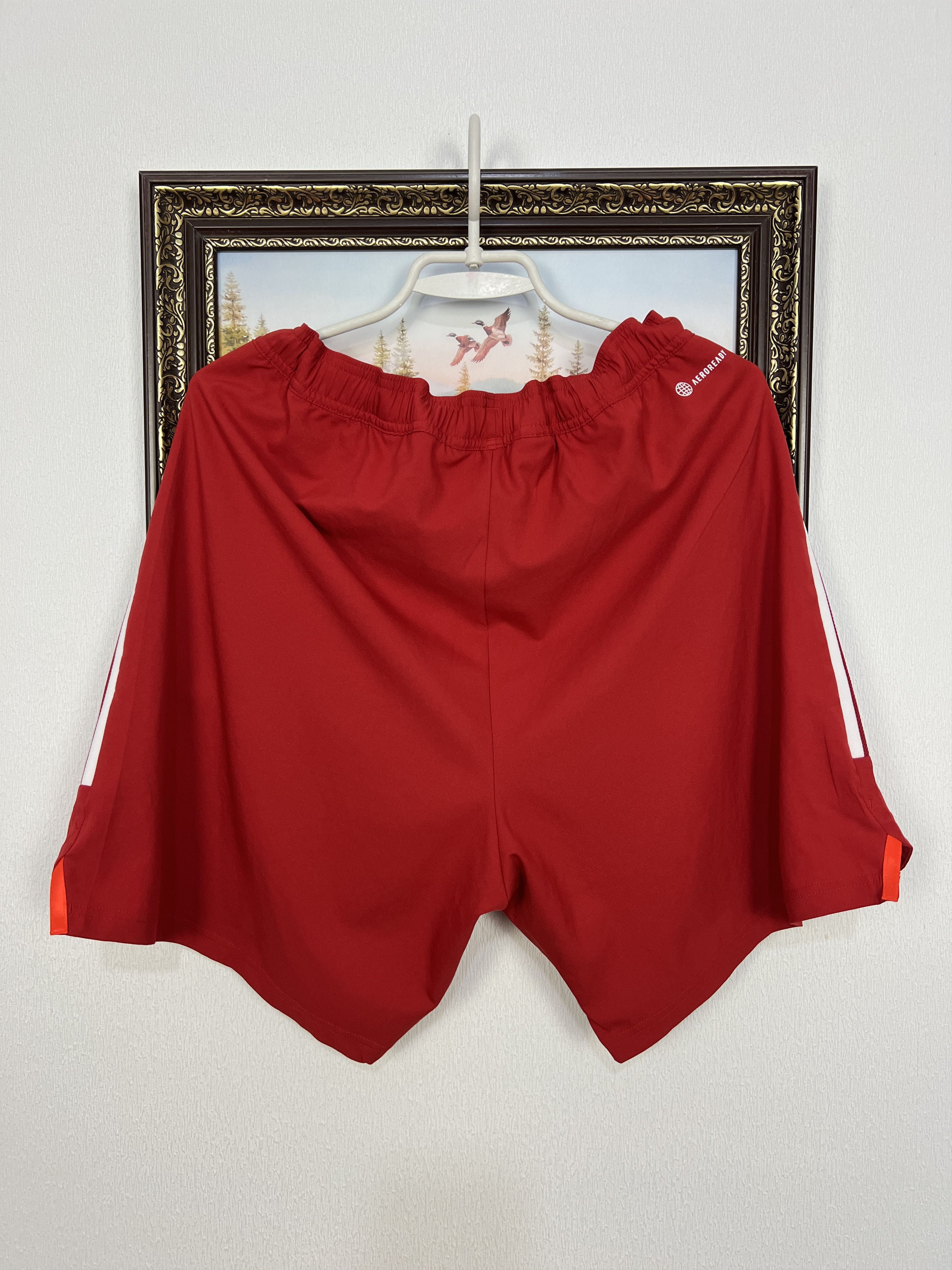 Adidas Adidas SpVgg Unterhaching Football Shorts Soccer Red XL Size US 36 / EU 52 - 13 Thumbnail