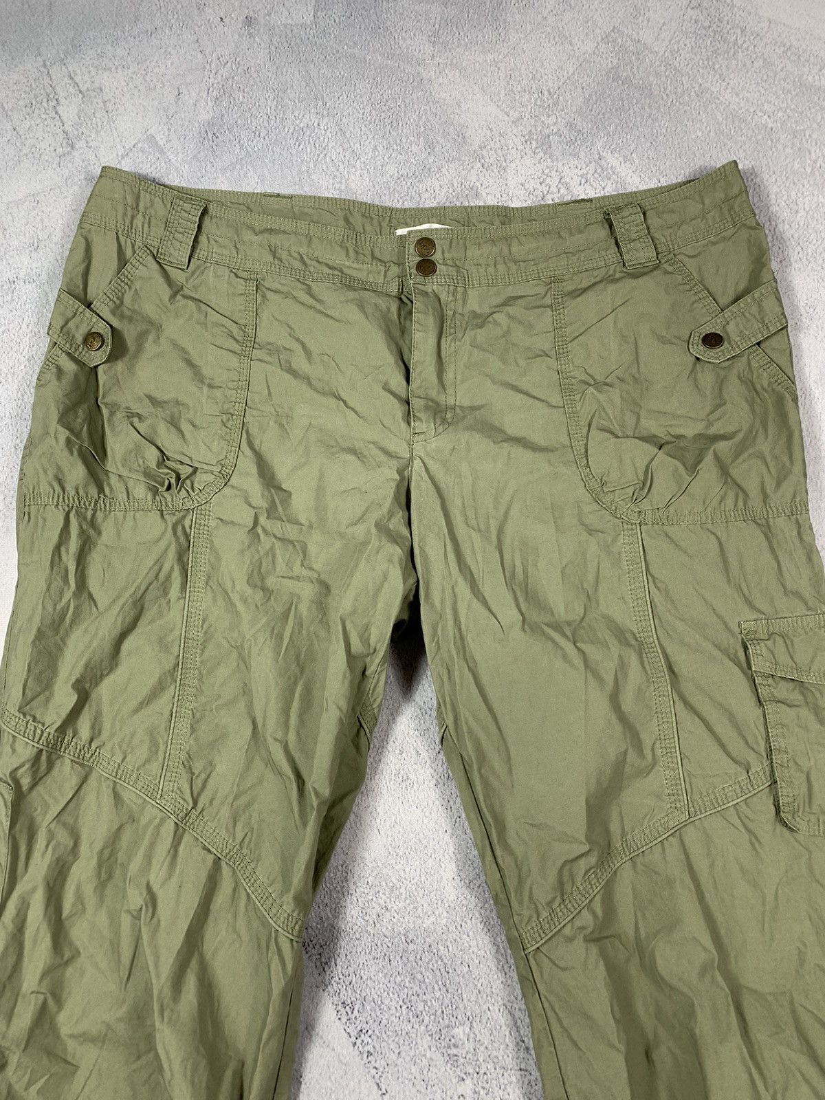 Vintage Vintage 90s wide cargo 3/4 shorts streetwear size 39 Size 39" - 2 Thumbnail