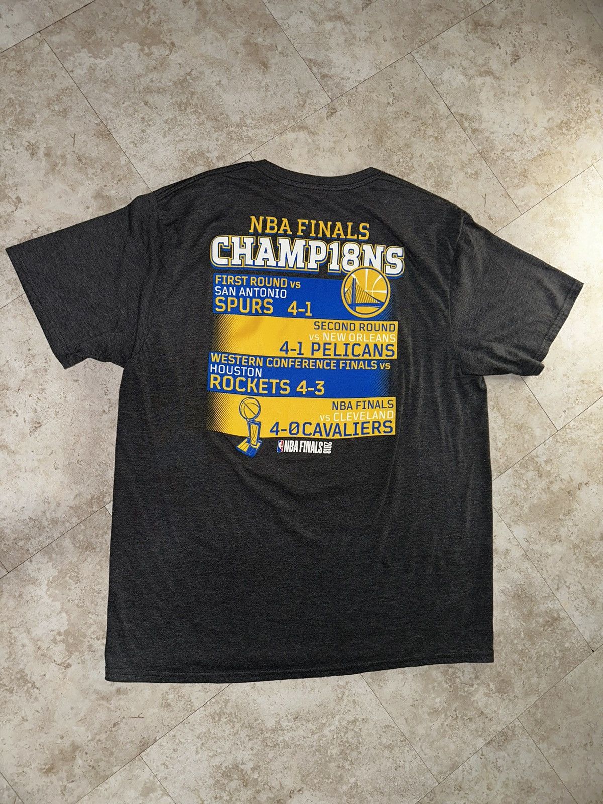Vintage 2018 Golden State championship tee Size US L / EU 52-54 / 3 - 2 Thumbnail