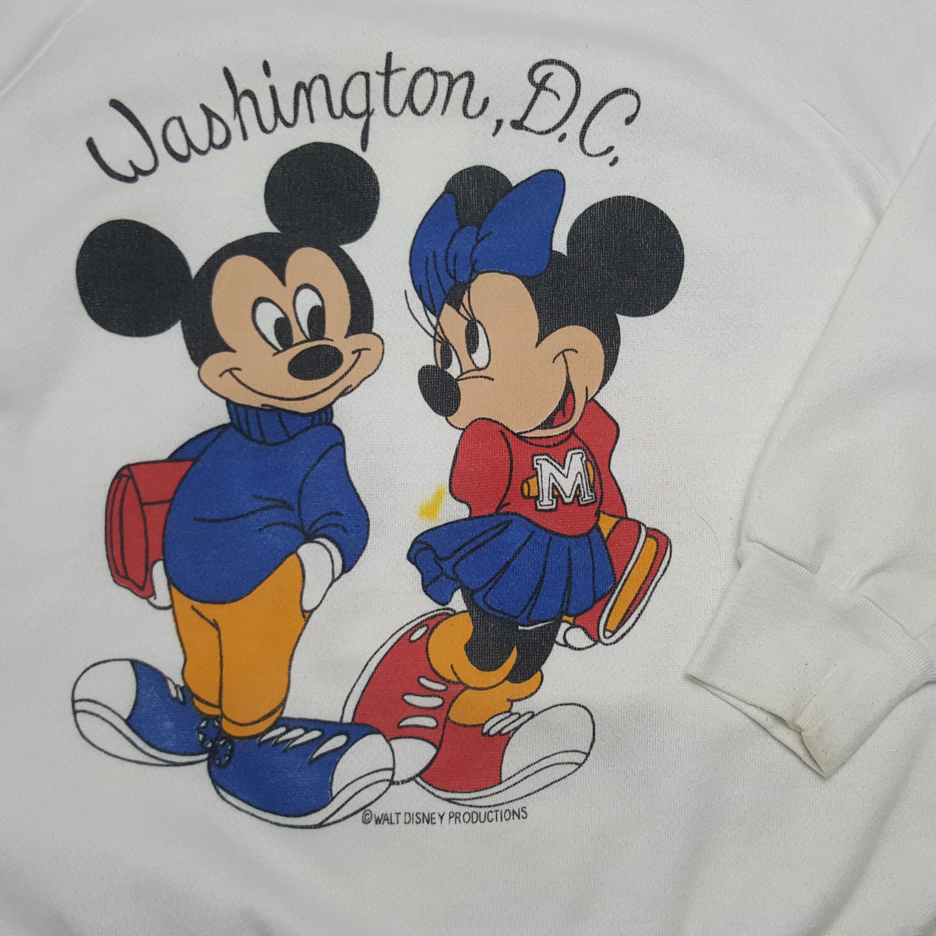 Cartoon Network × Mickey Mouse × Vintage Vintage Mickey Mouse Mirror Sweatshirt Size US M / EU 48-50 / 2 - 6 Thumbnail