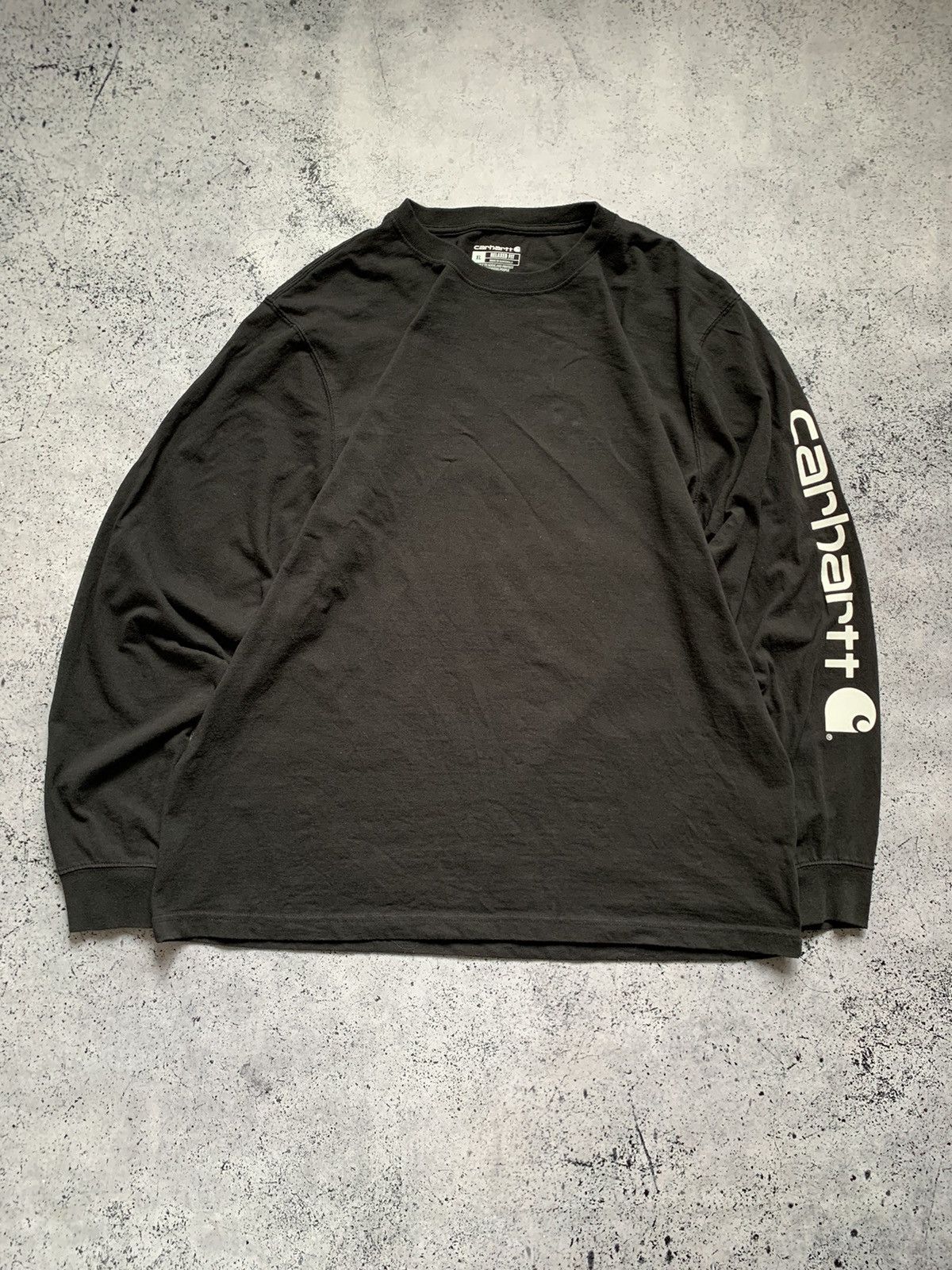 Carhartt × Vintage Vintage Carhartt Spell Out Longsleeve Big Logo Y2K USA Size US XL / EU 56 / 4 - 1 Thumbnail