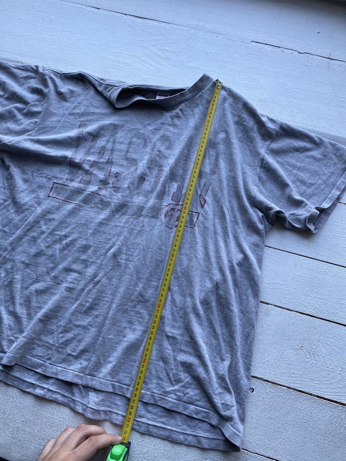 Vintage 1980s🔥Vassar College Gray Vintage Shirt Men University Size US L / EU 52-54 / 3 - 7 Thumbnail