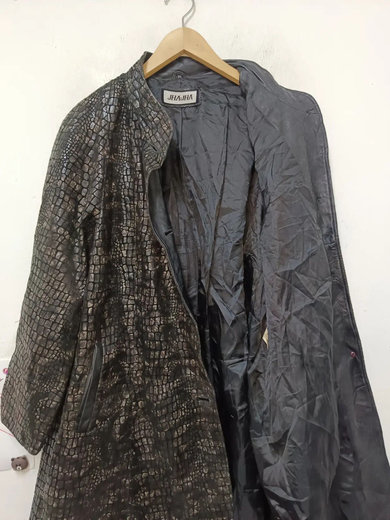 Leather Vintage Leather Sheepskin Trench Coat Jha-Jha Size US M / EU 48-50 / 2 - 5 Thumbnail