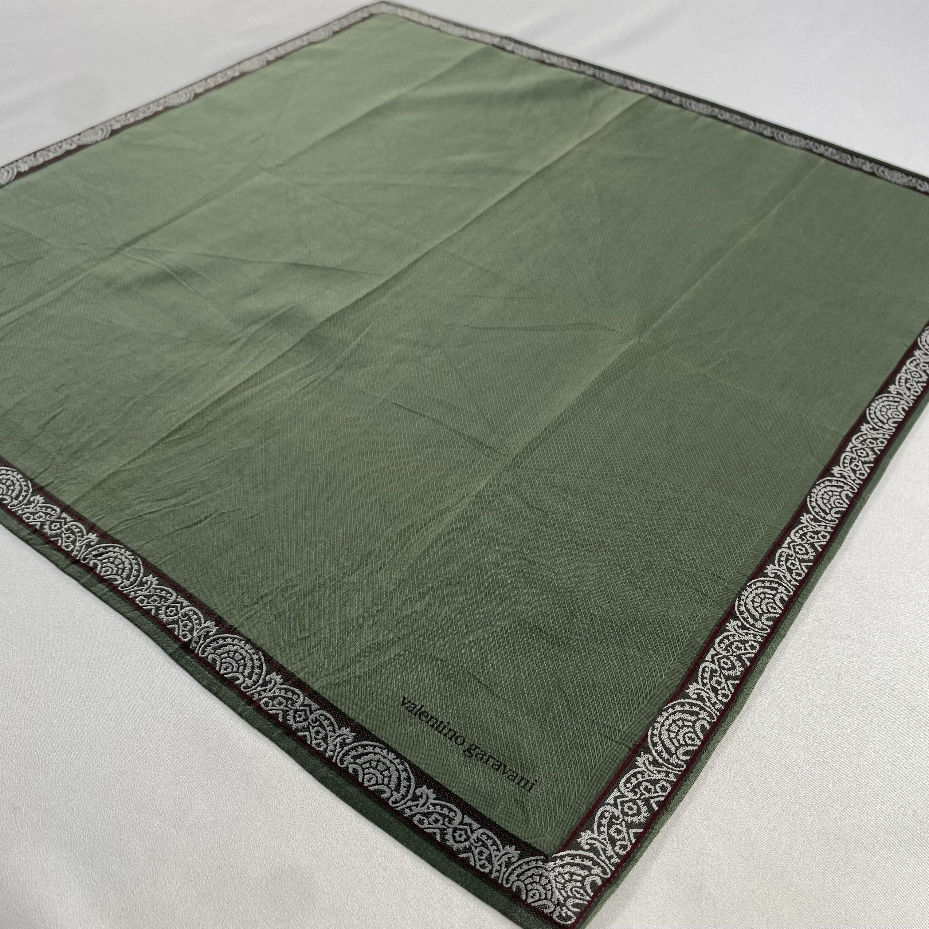 Valentino × Vintage Valentino Garavani Handkerchief / Neckerchief-P1417 Size ONE SIZE - 2 Thumbnail
