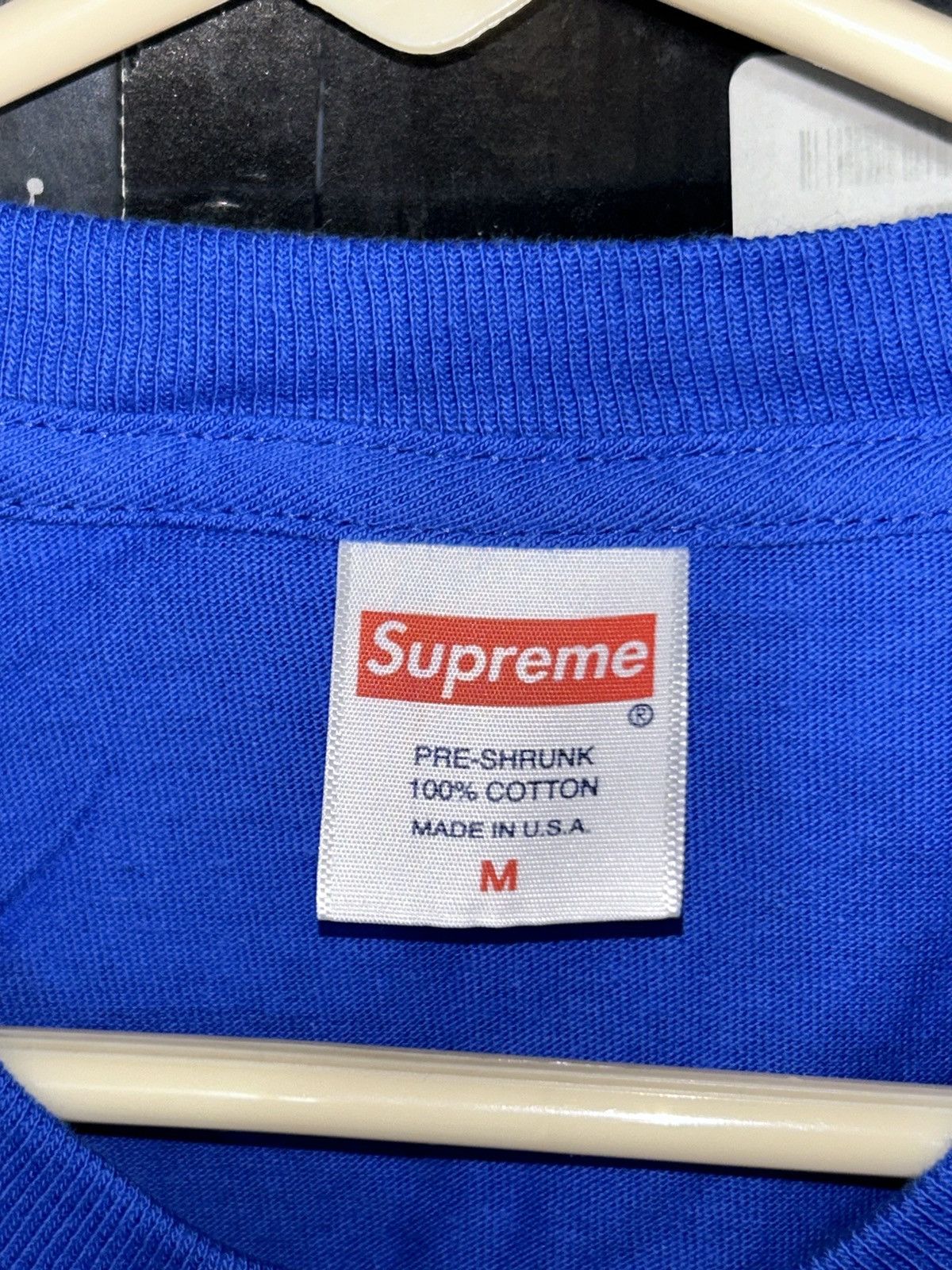 Supreme Supreme Blank Tee Royal Blue T-shirt size Medium Brand New Size US M / EU 48-50 / 2 - 3 Thumbnail