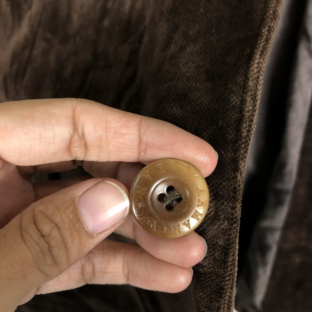 Armani Exchange 🔥VINTAGE VELVET CHORE JACKET ARMANI JEANS MADE IN ITALY Size US M / EU 48-50 / 2 - 16 Thumbnail