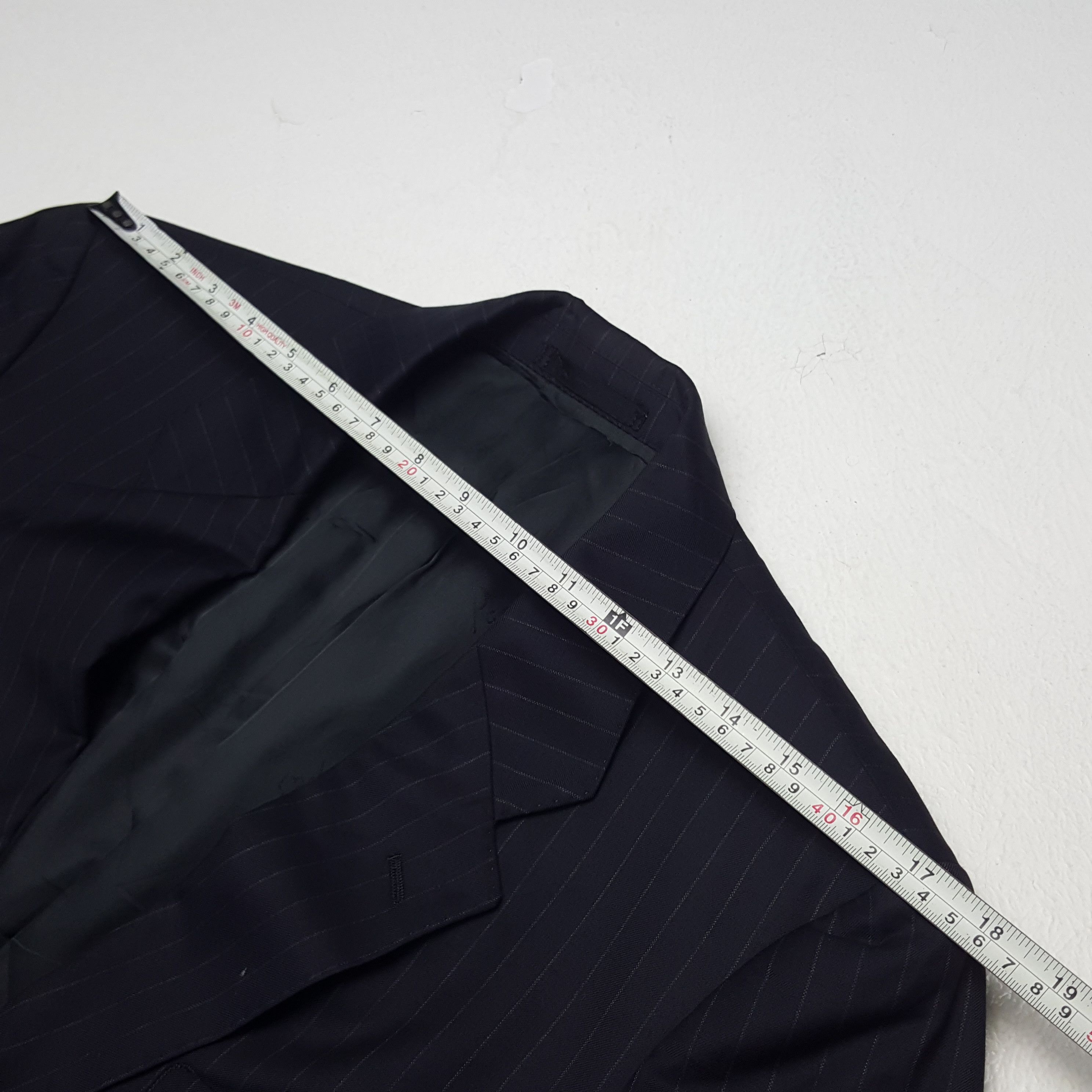 Japanese Brand × Loro Piana × Vintage Vintage Papas Loro Piana Striped Blazer Coat Jacket Size 46S - 12 Thumbnail