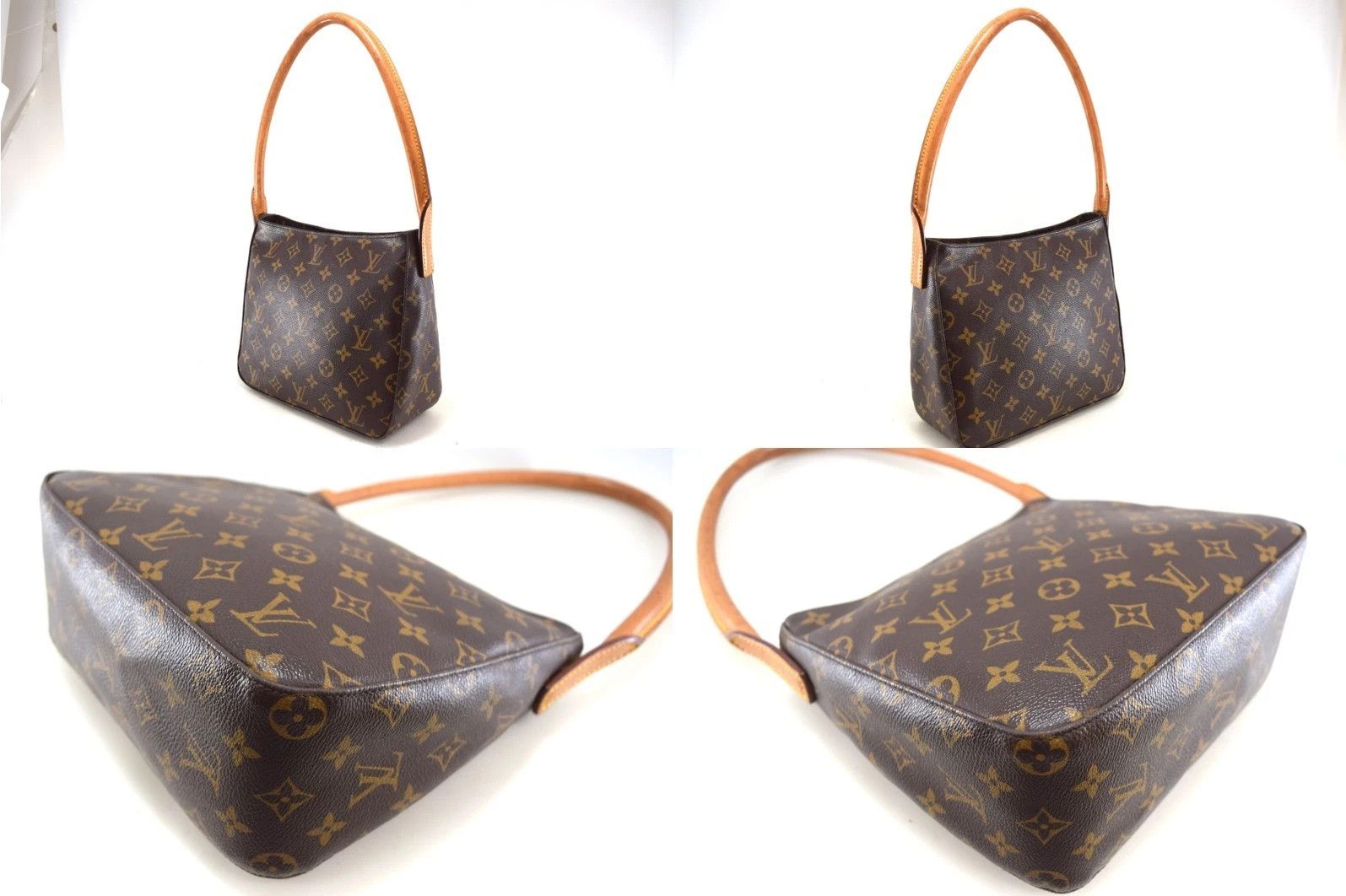 Louis Vuitton Louis Vuitton Looping MM Shoulder Bag Monogram Canvas M51146 Size ONE SIZE - 4 Thumbnail