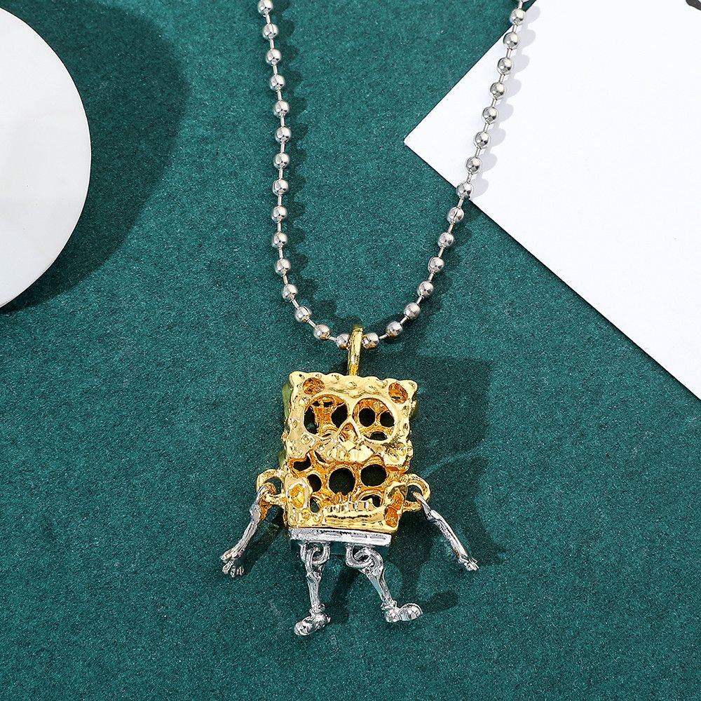 Other SpongeBob SquarePants Skull Pendant Cartoon Necklace Size ONE SIZE - 5 Thumbnail