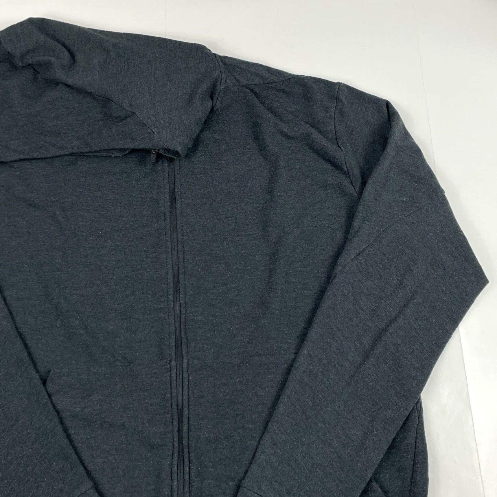 Nike Nike Hoodie Mens XL Gray Dri-Fit Full Zip Performance Lined Gym & Workout Size US XL / EU 56 / 4 - 3 Thumbnail