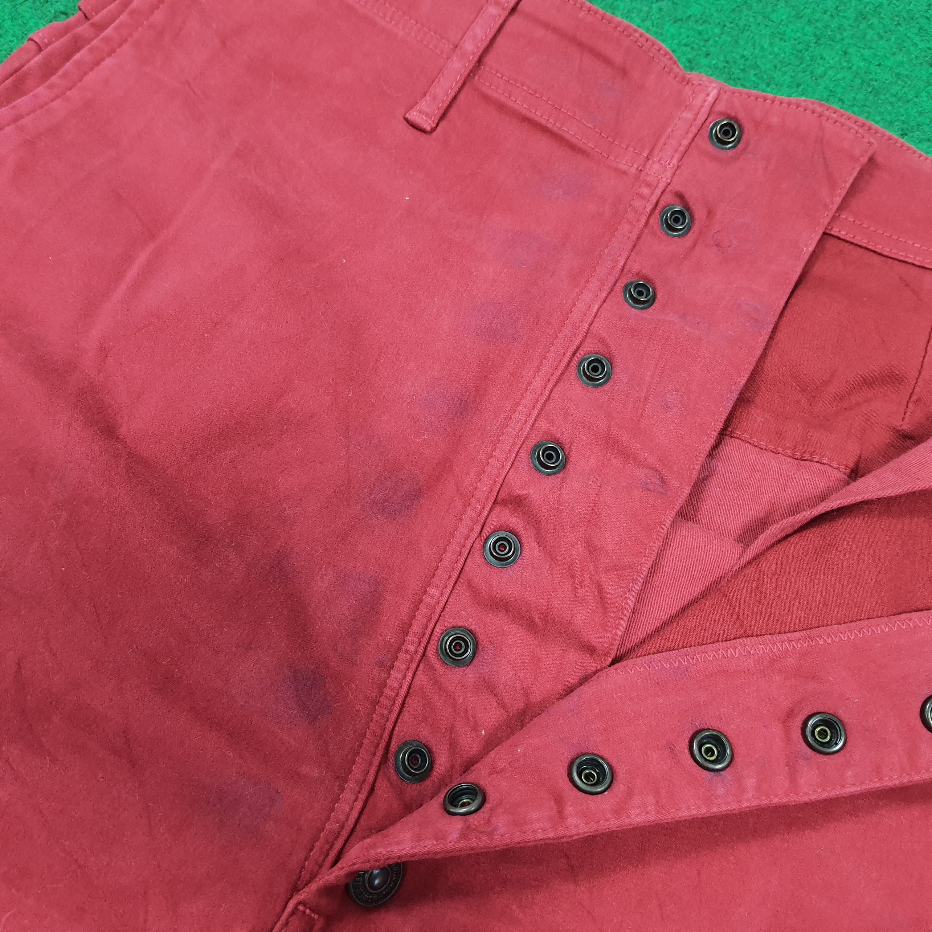 Kapital Vintage KAPITAL Japan Red Tencel Stretch Pants C297N25 Size 26" / US 2 / IT 38 - 6 Thumbnail