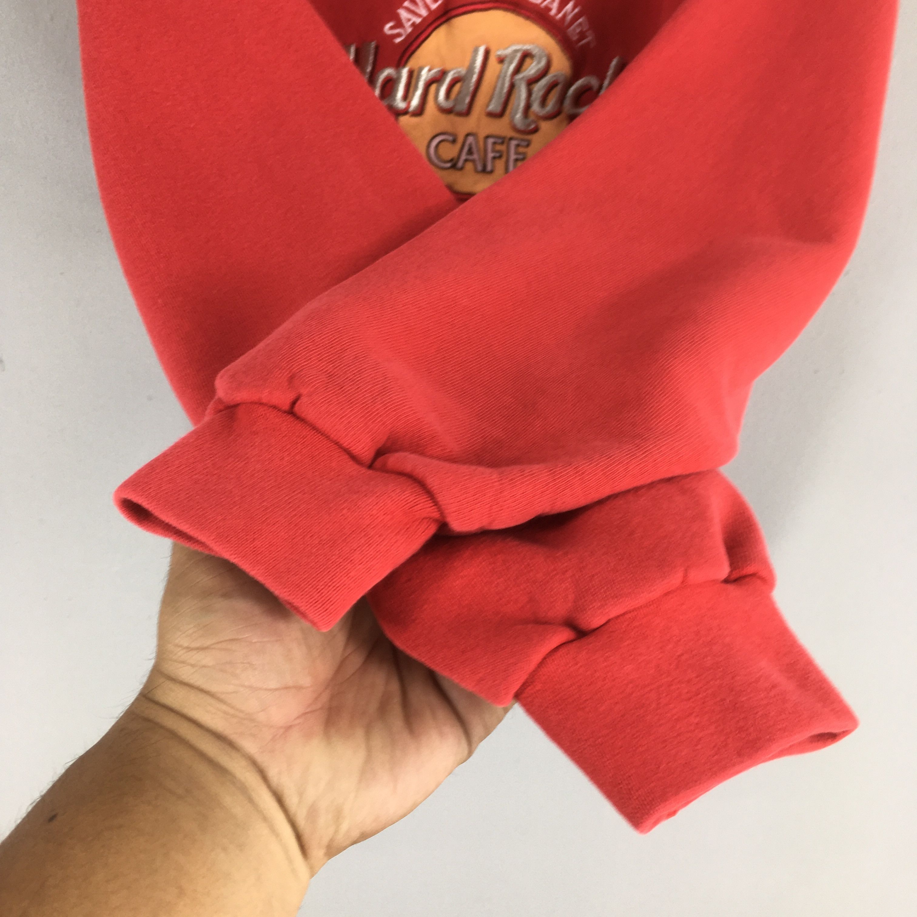 Hard Rock Cafe × Vintage Vintage Hard Rock Cafe Las Vegas Red Sweatshirt Medium Size US M / EU 48-50 / 2 - 4 Thumbnail