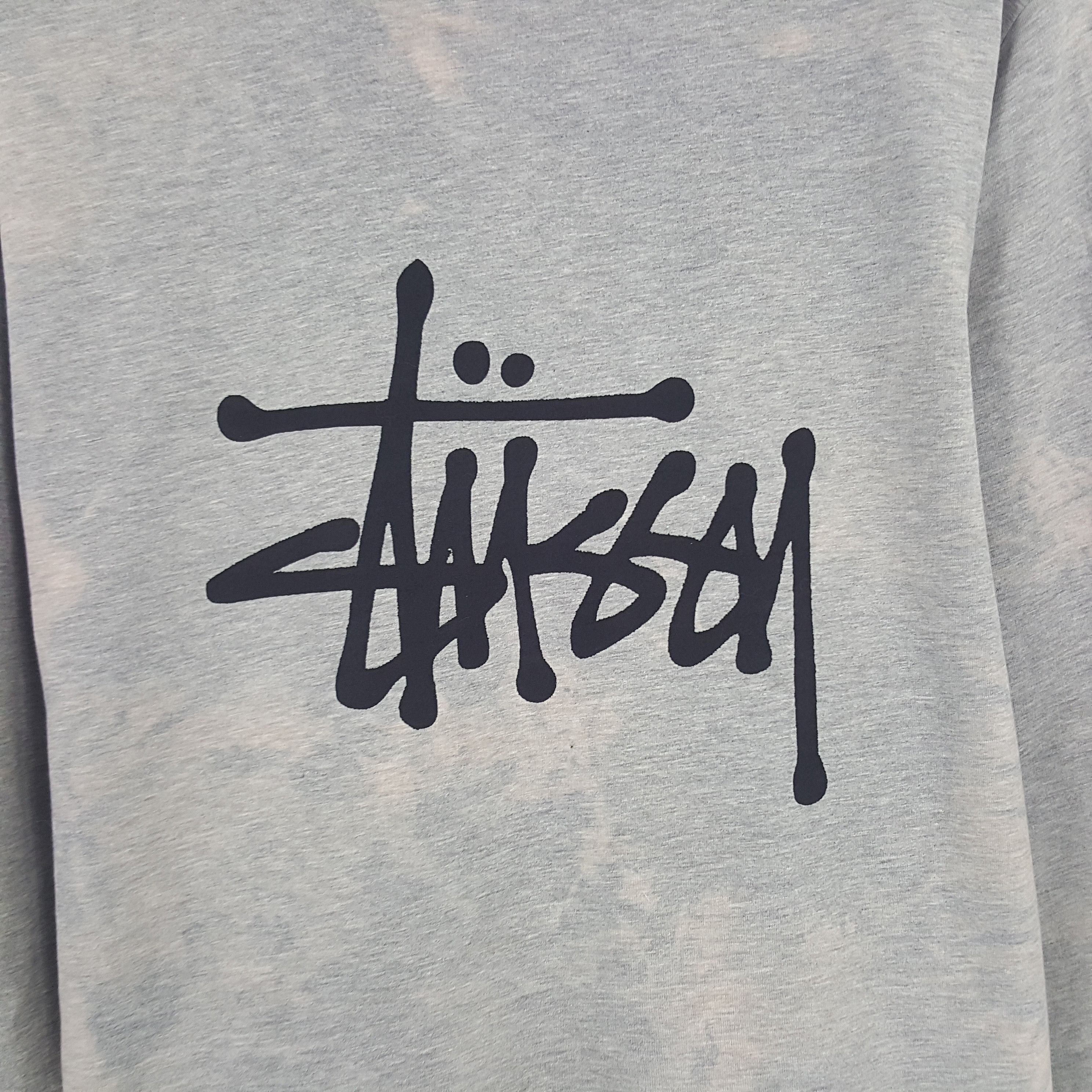 Stussy × Vintage Vintage Stussy USA Acid Wash Zipper Jacket With Hoodies Size US L / EU 52-54 / 3 - 2 Thumbnail