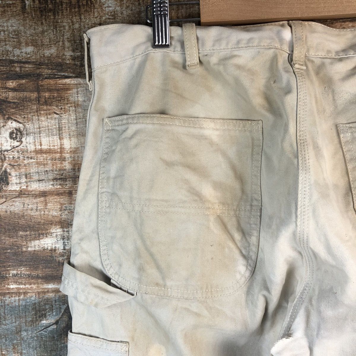 Carhartt Carhatt faded White dirty worker painter cargo Pants #A2588 Size US 33 - 4 Thumbnail