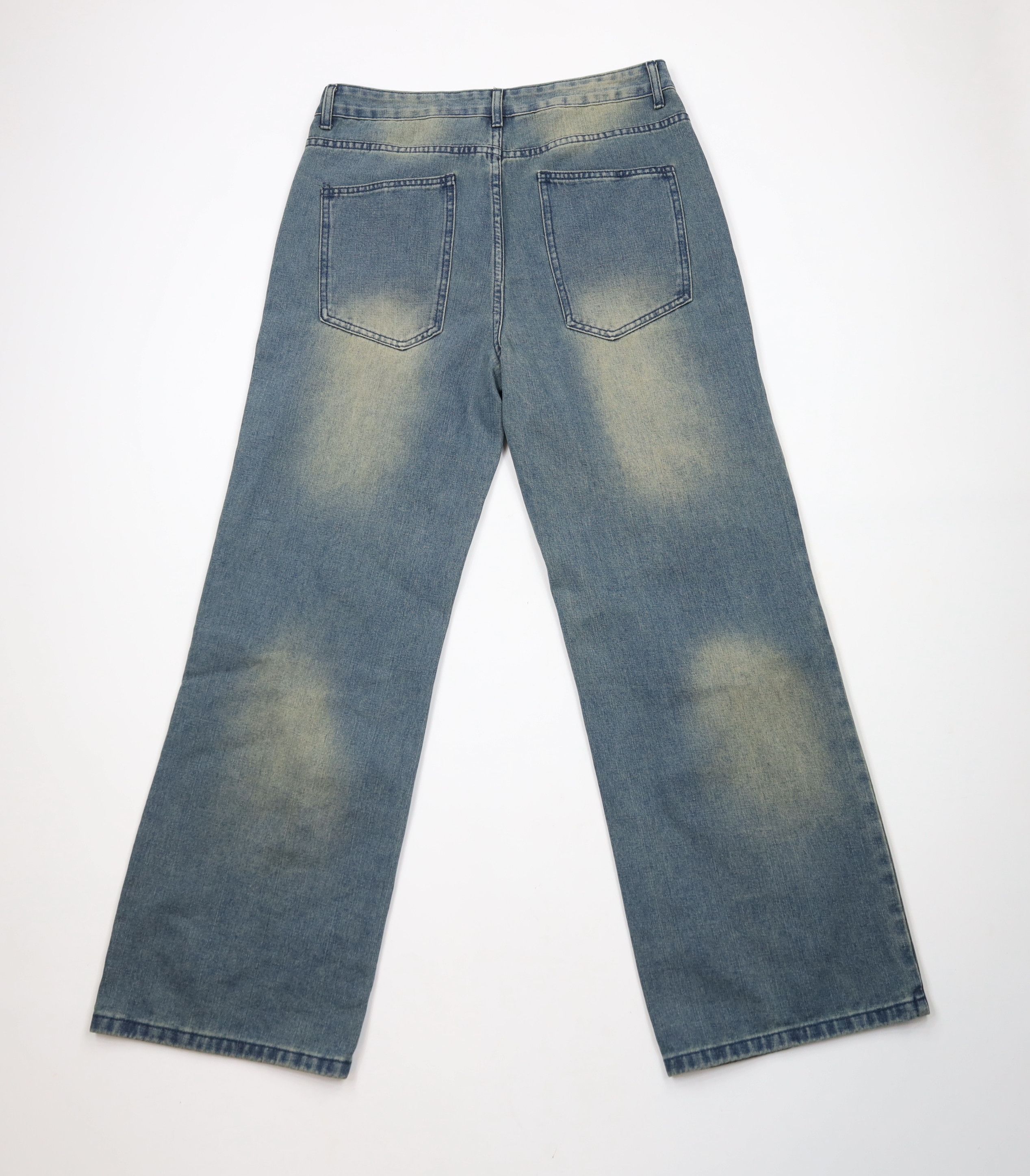 Vintage Vintage 90s Y2K Streetwear Baggy Wide Leg Skateboard Jeans Size US 32 / EU 48 - 9 Thumbnail