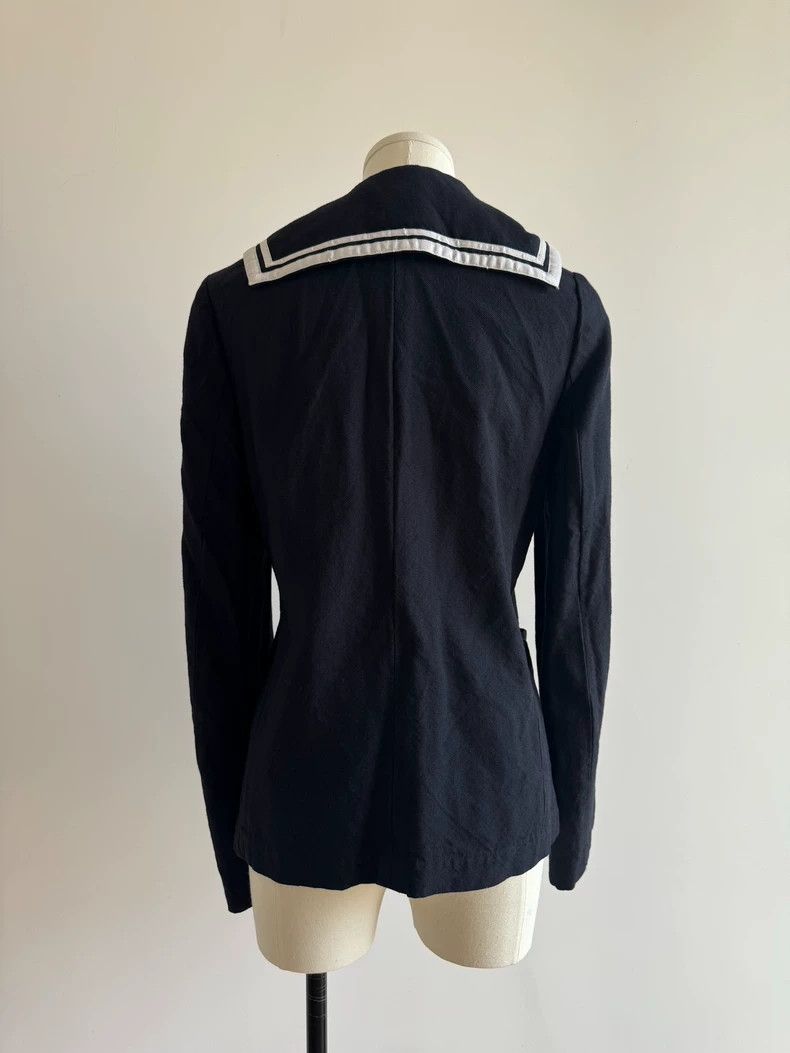 Comme des Garcons Comme des Garcons Navy collar coat Size XS / US 0-2 / IT 36-38 - 3 Thumbnail