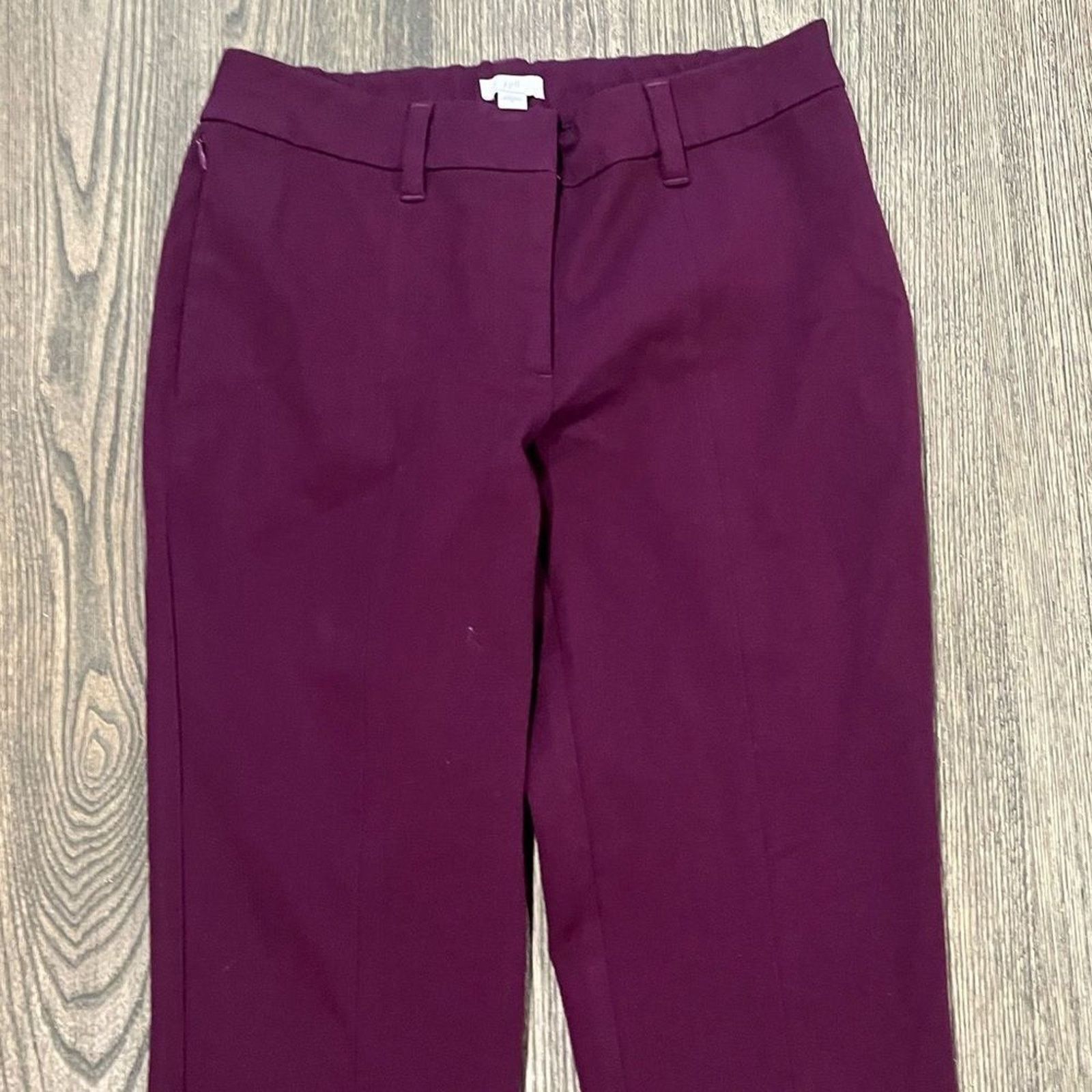 Vintage NWOT J. Jill Flat Front Pants Mid Rise Straight Leg Size 8 Size 30" / US 8 / IT 44 - 3 Thumbnail