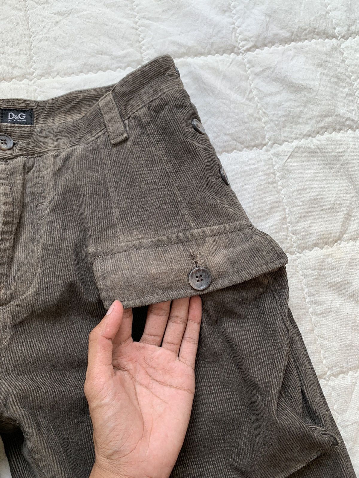 Dolce & Gabbana Archive Dolce & Gabbana Big Front Pocket Military Cargo Pant Size US 31 - 19 Thumbnail