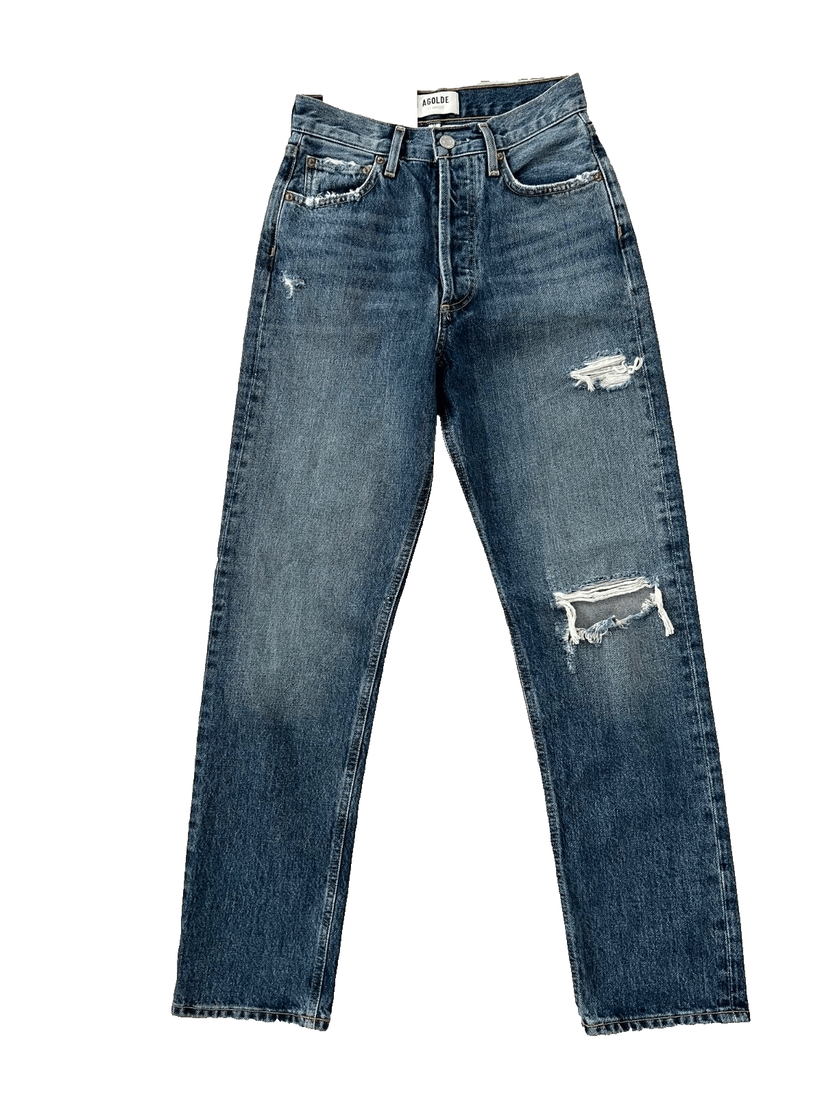 Agolde AGOLDE 90's Pinch Waist Straight Jeans Playground ( 23 ) Size 23" - 3 Thumbnail