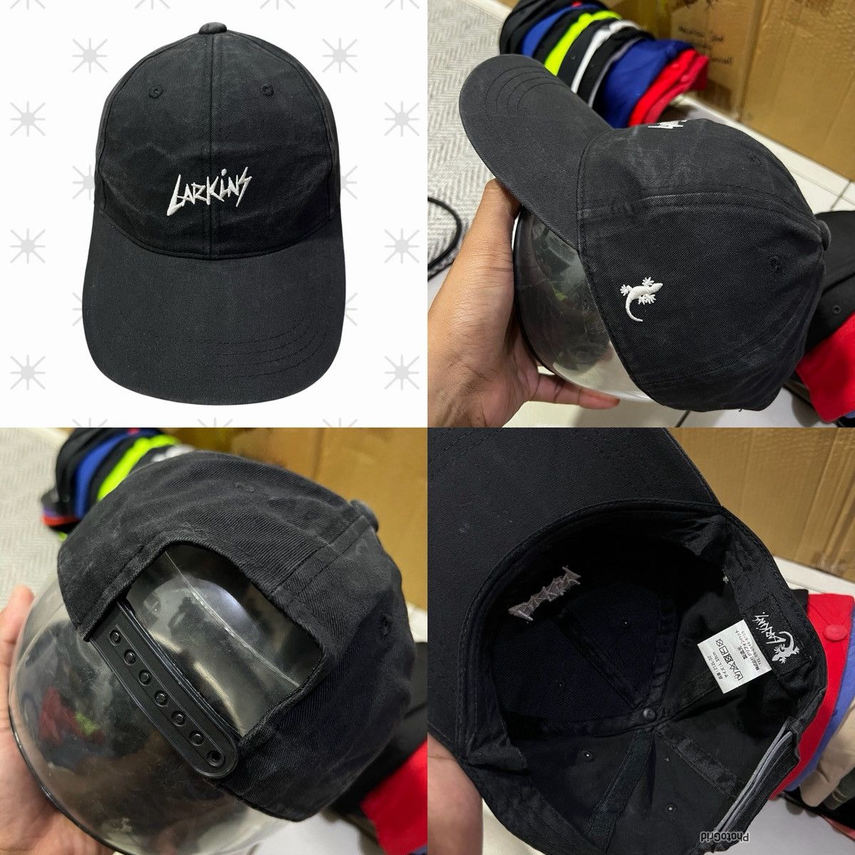 Vintage Vintage Larkins American Legend Black C Panel Cap Size ONE SIZE - 2 Thumbnail