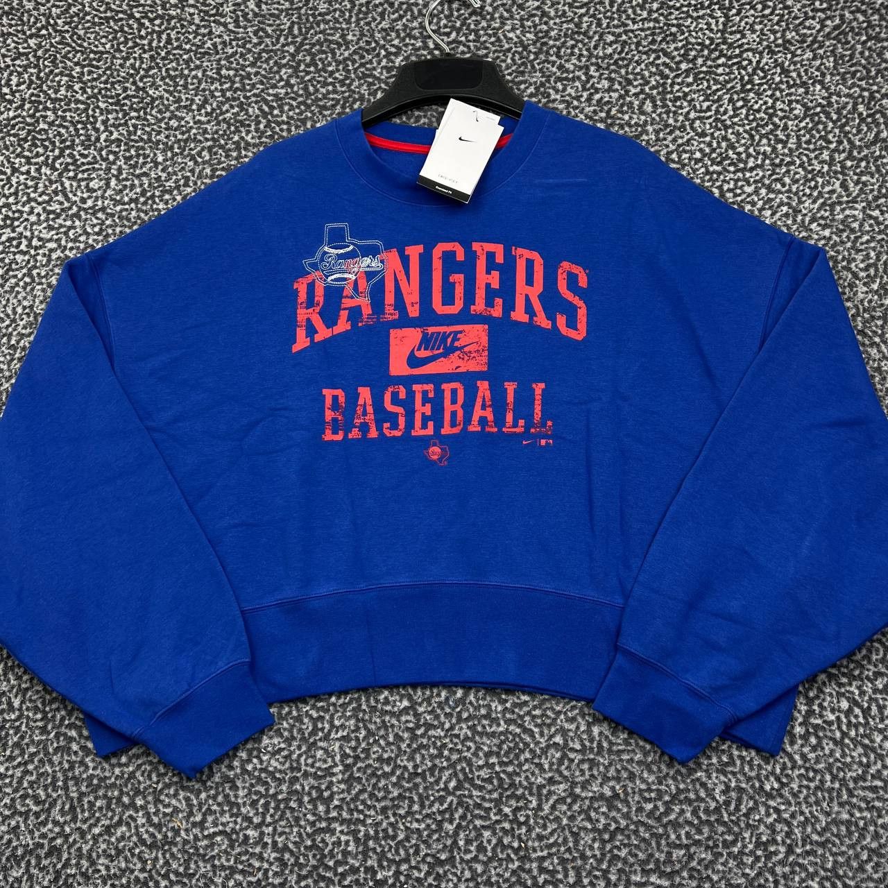 Nike Nike Sweatshirt Women Texas Rangers MLB Oversized New M Size M / US 6-8 / IT 42-44 - 1 Thumbnail
