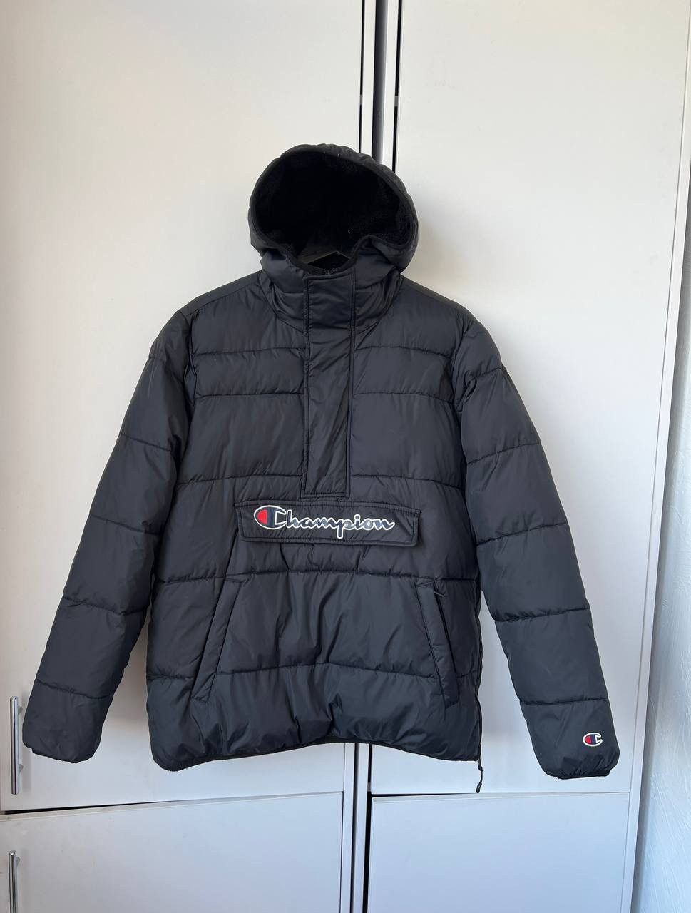 Champion Champion Pullover Half-Zip Hooded Men's Jacket Size US M / EU 48-50 / 2 - 1 Thumbnail