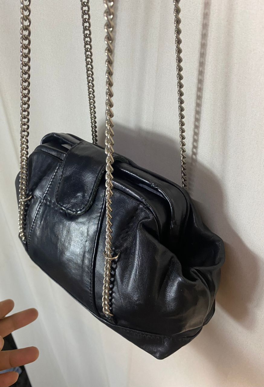 Japanese Brand × Tricot Comme des Garcons × Vintage Vintage tricot Comme des garçons chains shoulder bag Size ONE SIZE - 4 Thumbnail