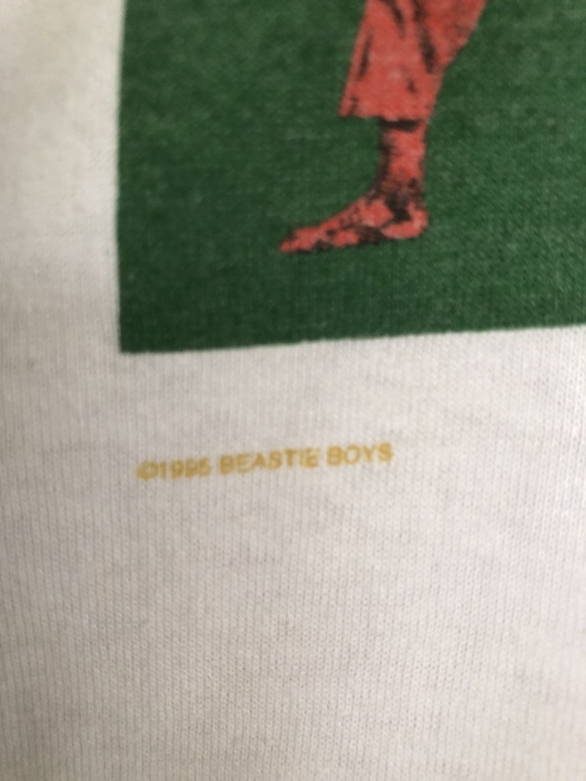 Band Tees × Rap Tees × Vintage Vintage 90s BEASTIE BOYS 3Q Raglan Shirt Size US XL / EU 56 / 4 - 3 Thumbnail