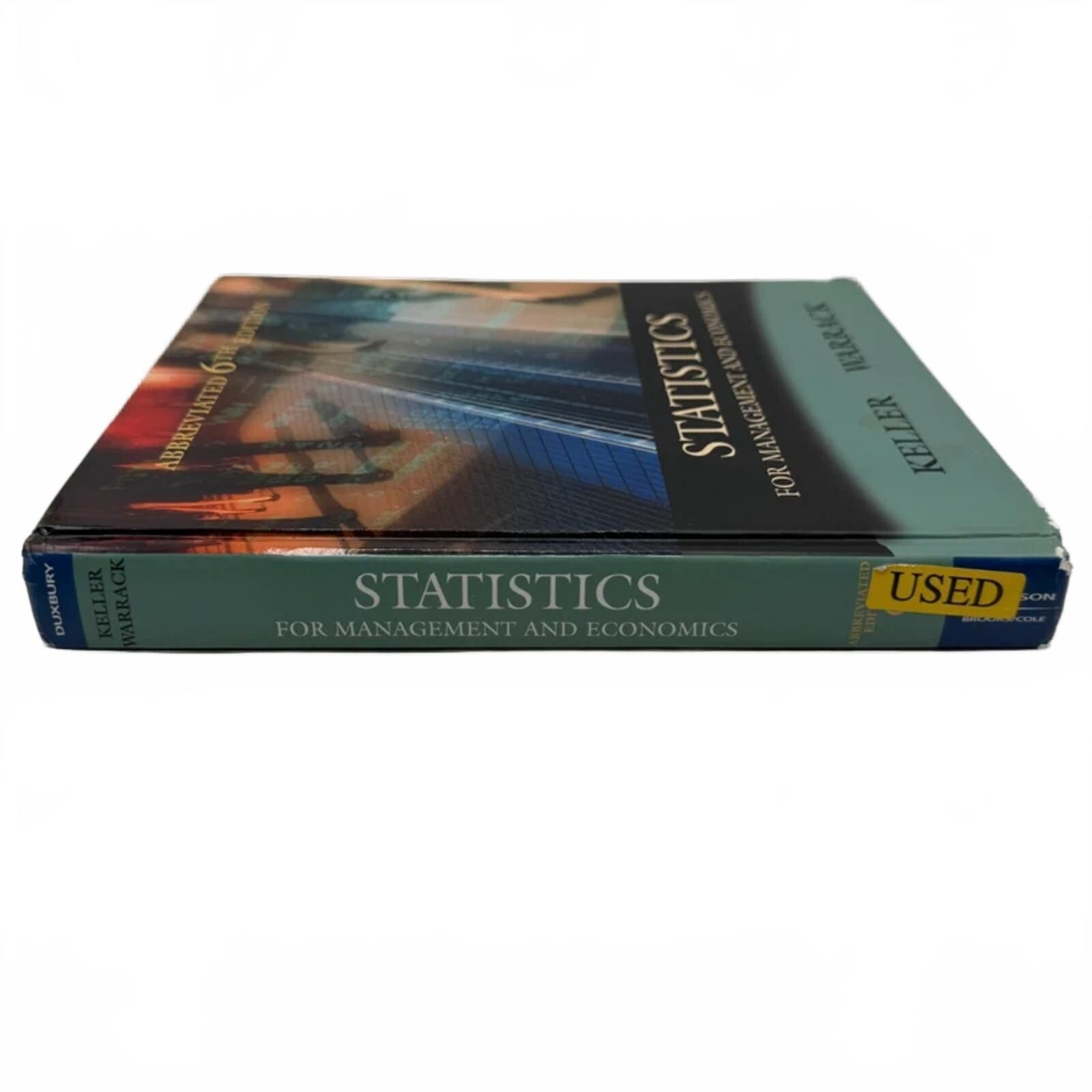 Other Statistics for Management and Economics - Hardcover Size ONE SIZE - 6 Thumbnail