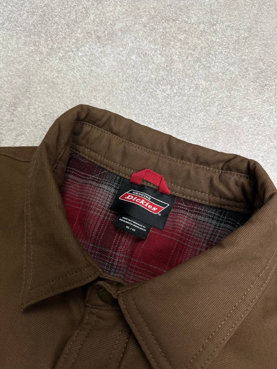 Dickies Vintage 90s Dickies Workwear Jacket Brown Detroit Style Size US XL / EU 56 / 4 - 4 Thumbnail