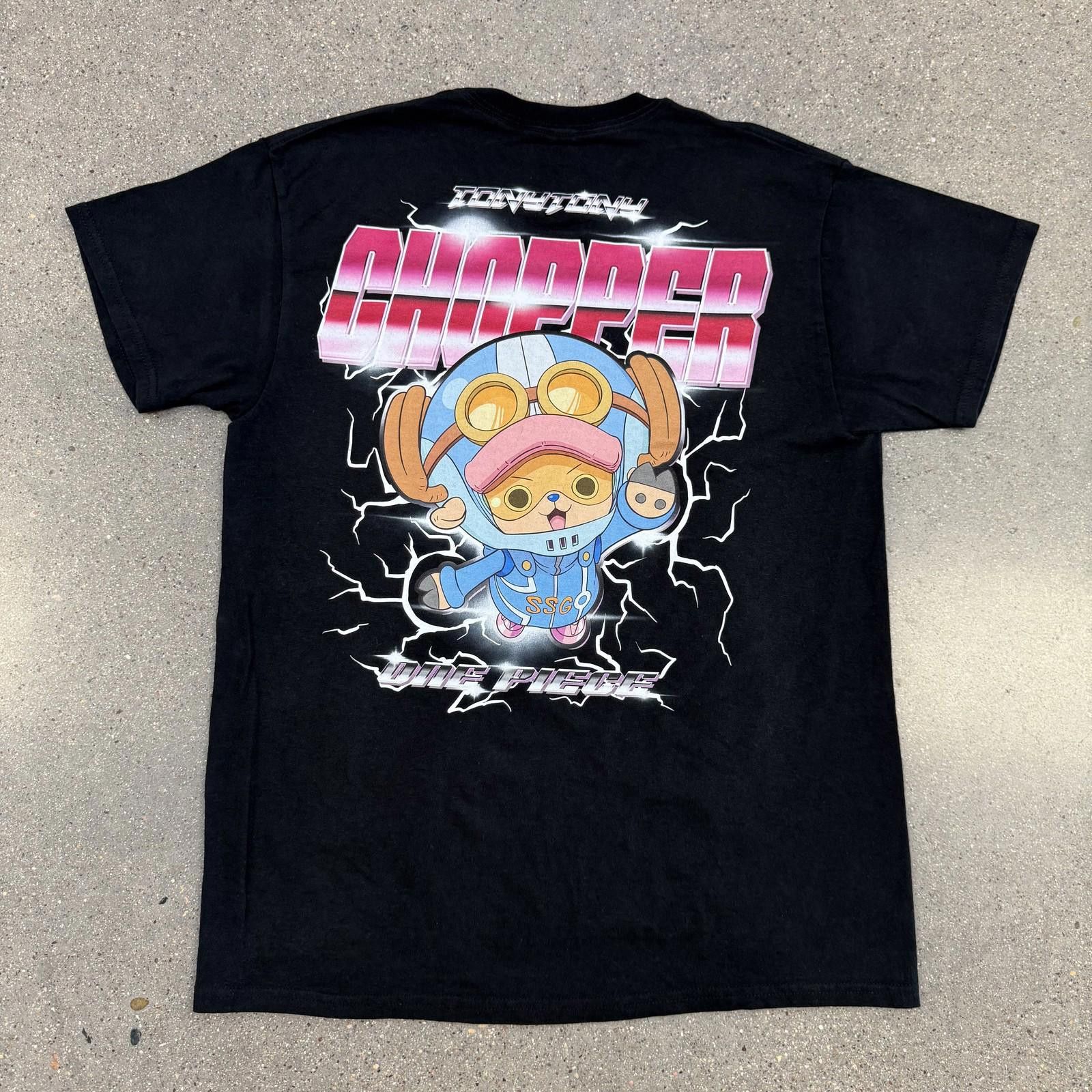 One Piece Dim Mak Shirt Mens M Black Tony Chopper Anime USA