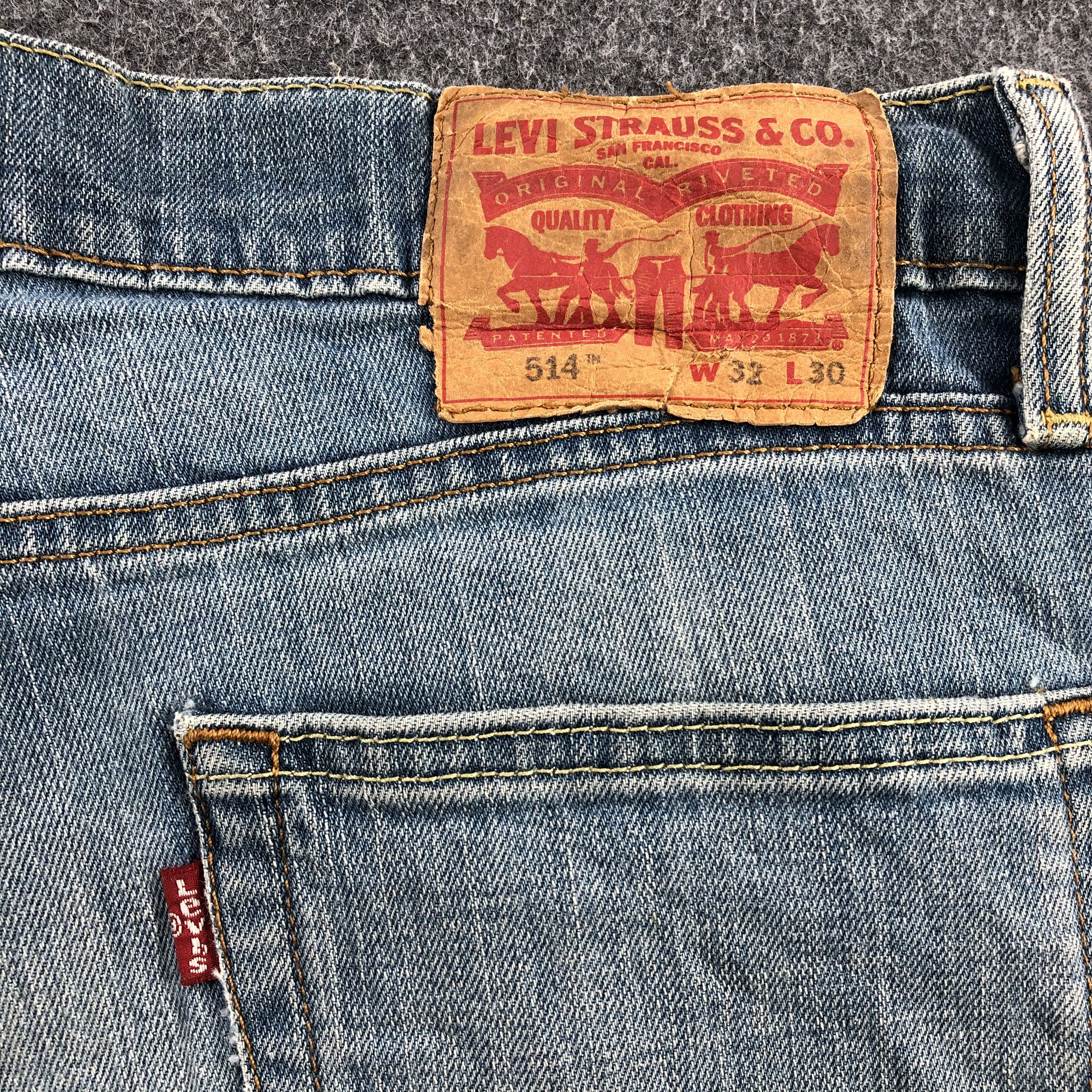 Levi's Vintage Levis Jeans Lot 514 Stone Wash Denim-J1053 Size US 33 - 5 Thumbnail