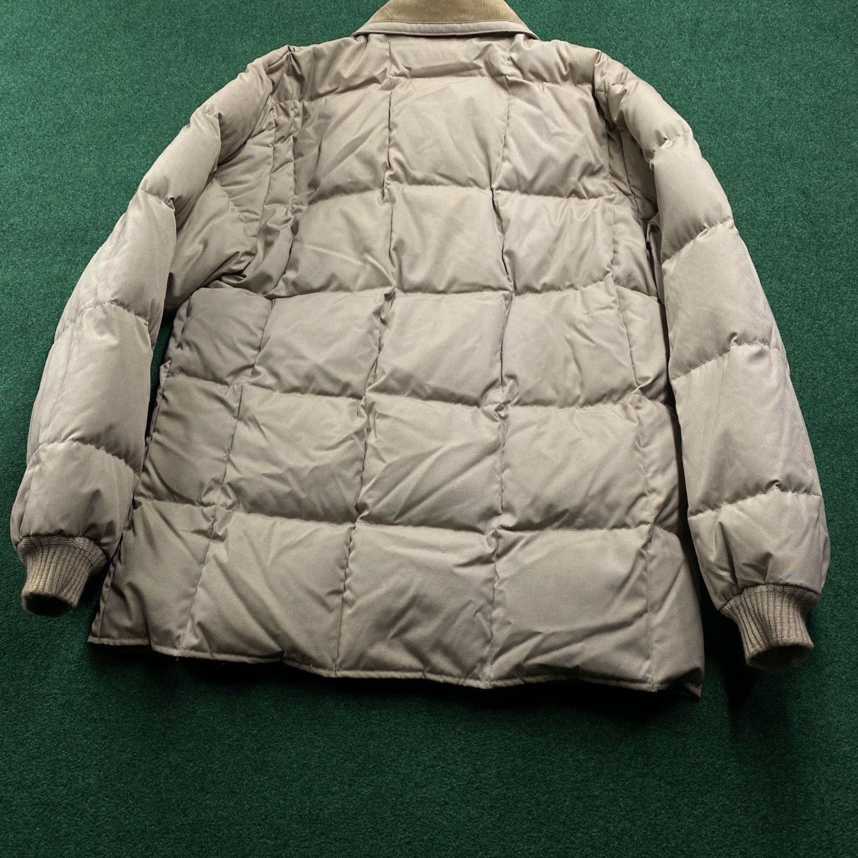 Eddie Bauer VINTAGE Eddie Bauer Goose Down Puffer Jacket Mens L Beige 70S Quilted Parka USA 3-in-1 Jacket Down Insulated Full Zip Lined Size US L / EU 52-54 / 3 - 3 Thumbnail