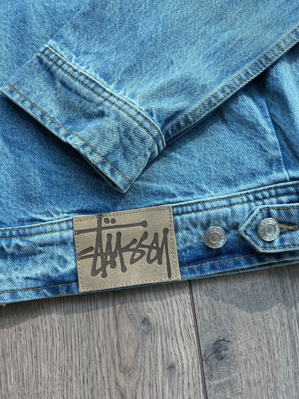 Stussy Stussy FW24 Denim Zip Up Work Jacket Medium Size US M / EU 48-50 / 2 - 6 Thumbnail