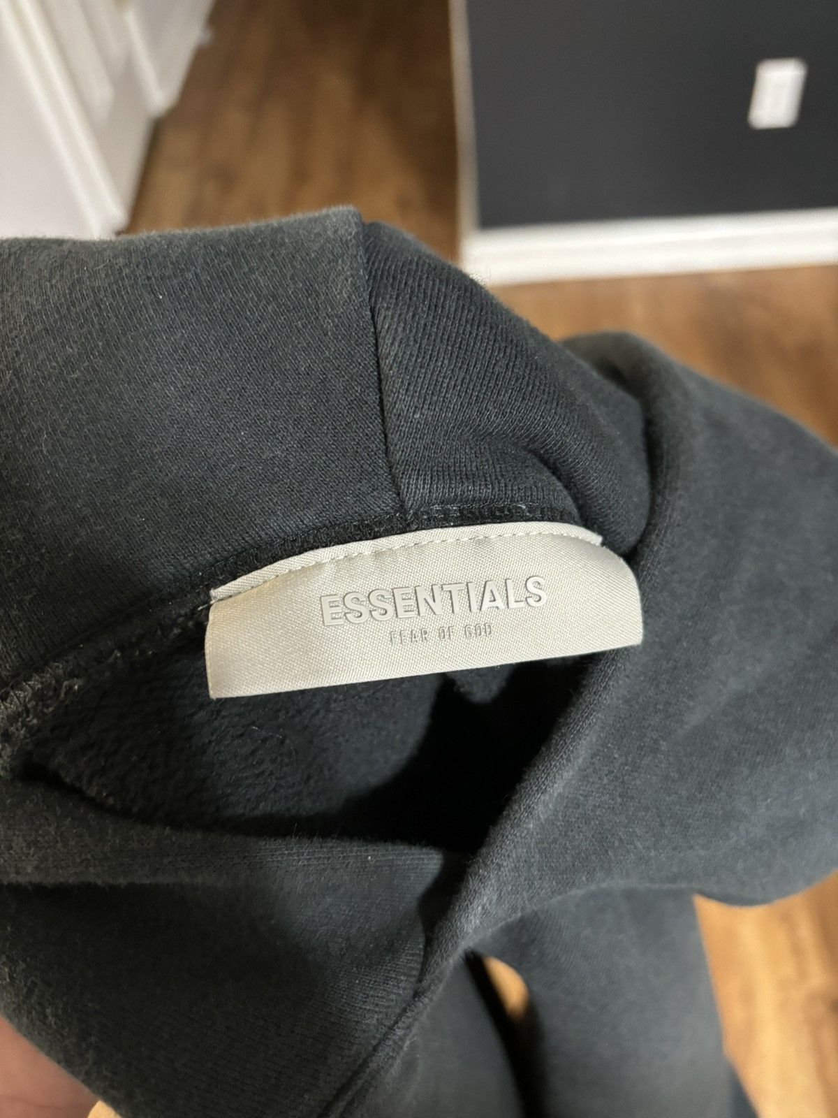 Essentials Fear of God Essentials FW23 Jet Black Hoodie Size US XL / EU 56 / 4 - 5 Thumbnail