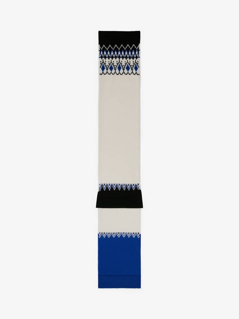 Alexander McQueen o1y1224 Size: OS / Patch Scarf in Multicolor Size ONE SIZE - 1 Thumbnail