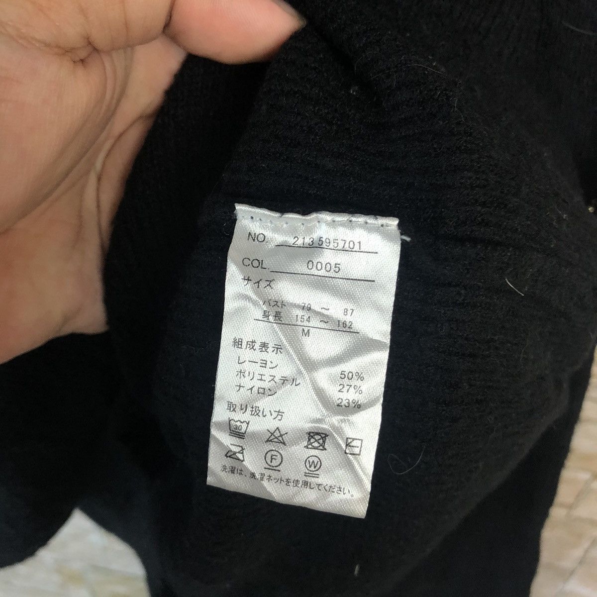 Homespun Knitwear Japanese Brand vintage Black Knitwear #A927 Size M / US 6-8 / IT 42-44 - 10 Thumbnail