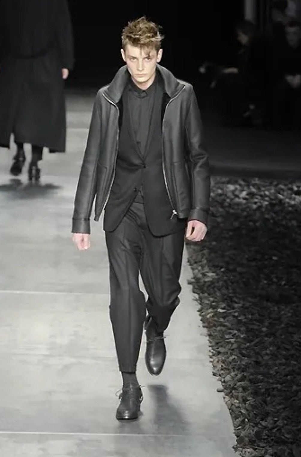 Dior RUNWAY Dior FW10 Mouton Lamb Skin Shearling Leather Jacket Size US S / EU 44-46 / 1 - 6 Thumbnail