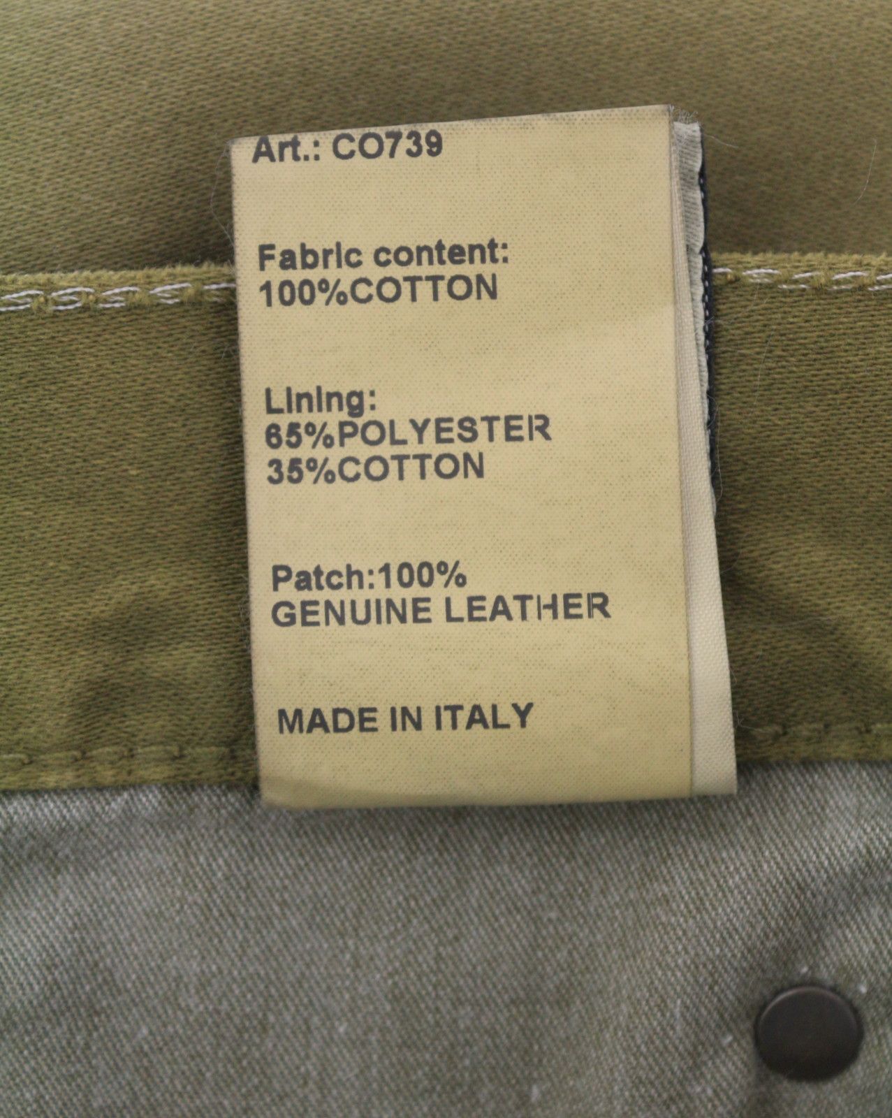 R13 BOYFRIEND 27 Olive Garment Dyed Moleskin Faded FW25 86612 Size 27" / US 4 / IT 40 - 10 Thumbnail