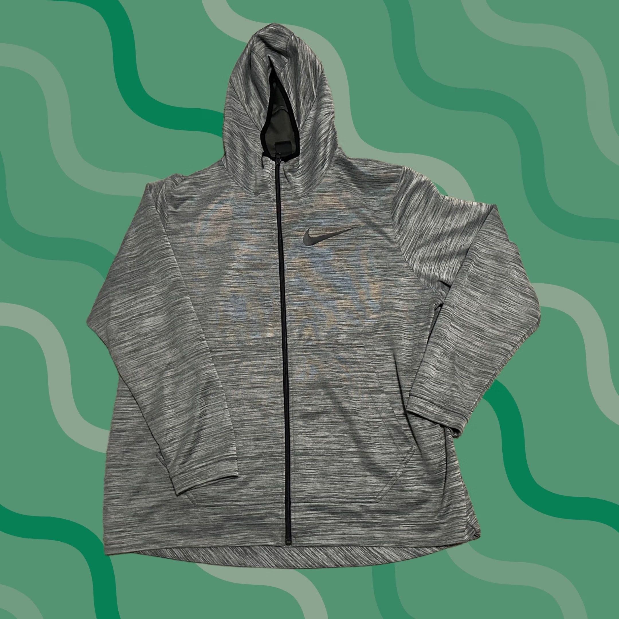 Nike Nike Hoodie Mens 2XL Full Zip Dri-Fit Gray Size US XXL / EU 58 / 5 - 1 Thumbnail