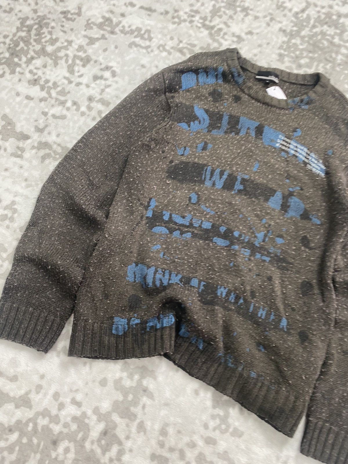 In The Attic 2000s IN THE ATTIC KNITWEAR SWEATER PUNK GRUNGE Size US L / EU 52-54 / 3 - 3 Thumbnail