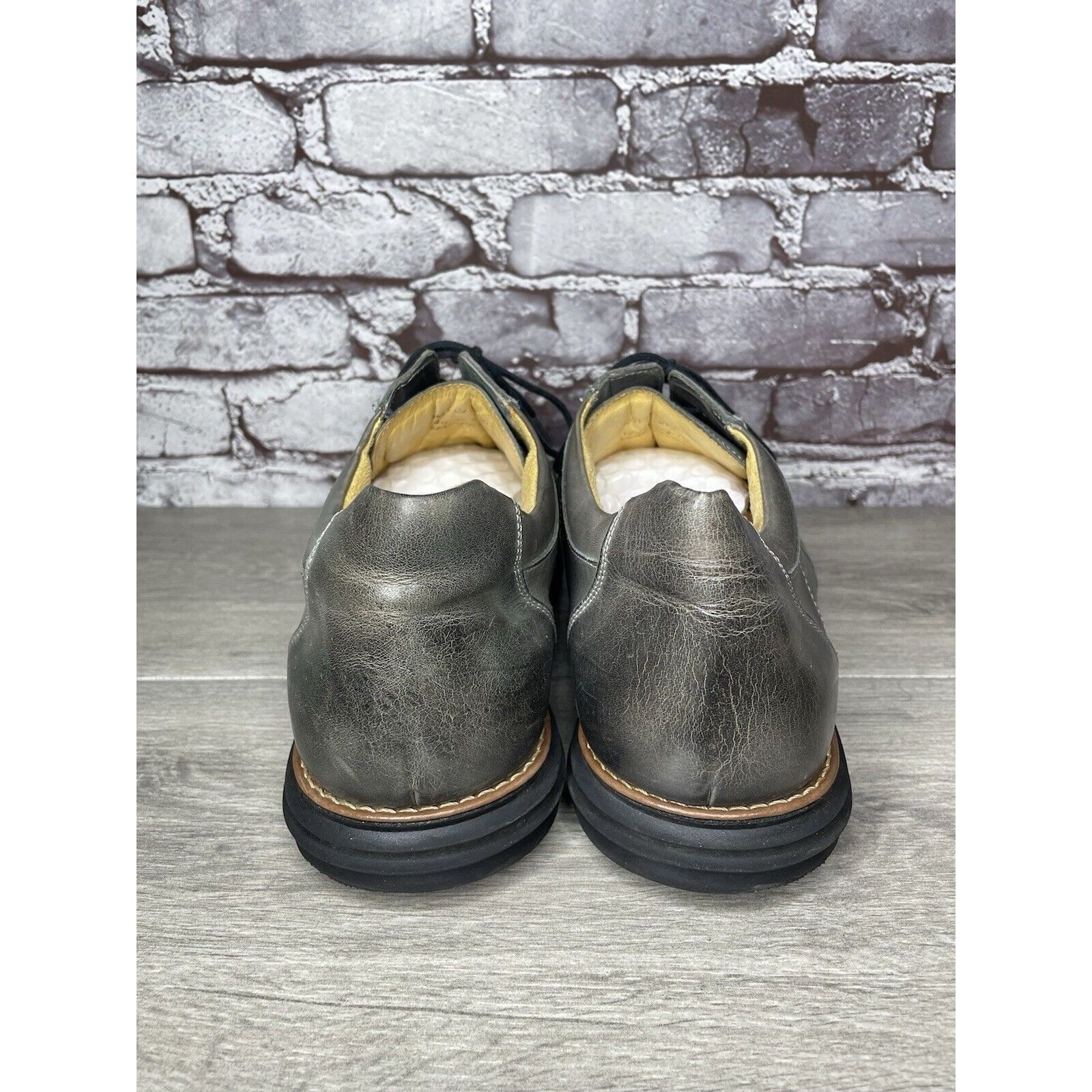 Sandro Moscoloni Sandro Moscoloni Gray Leather Bicycle Toe Oxfords Lace Shoes Size US 13 / EU 46 - 6 Thumbnail