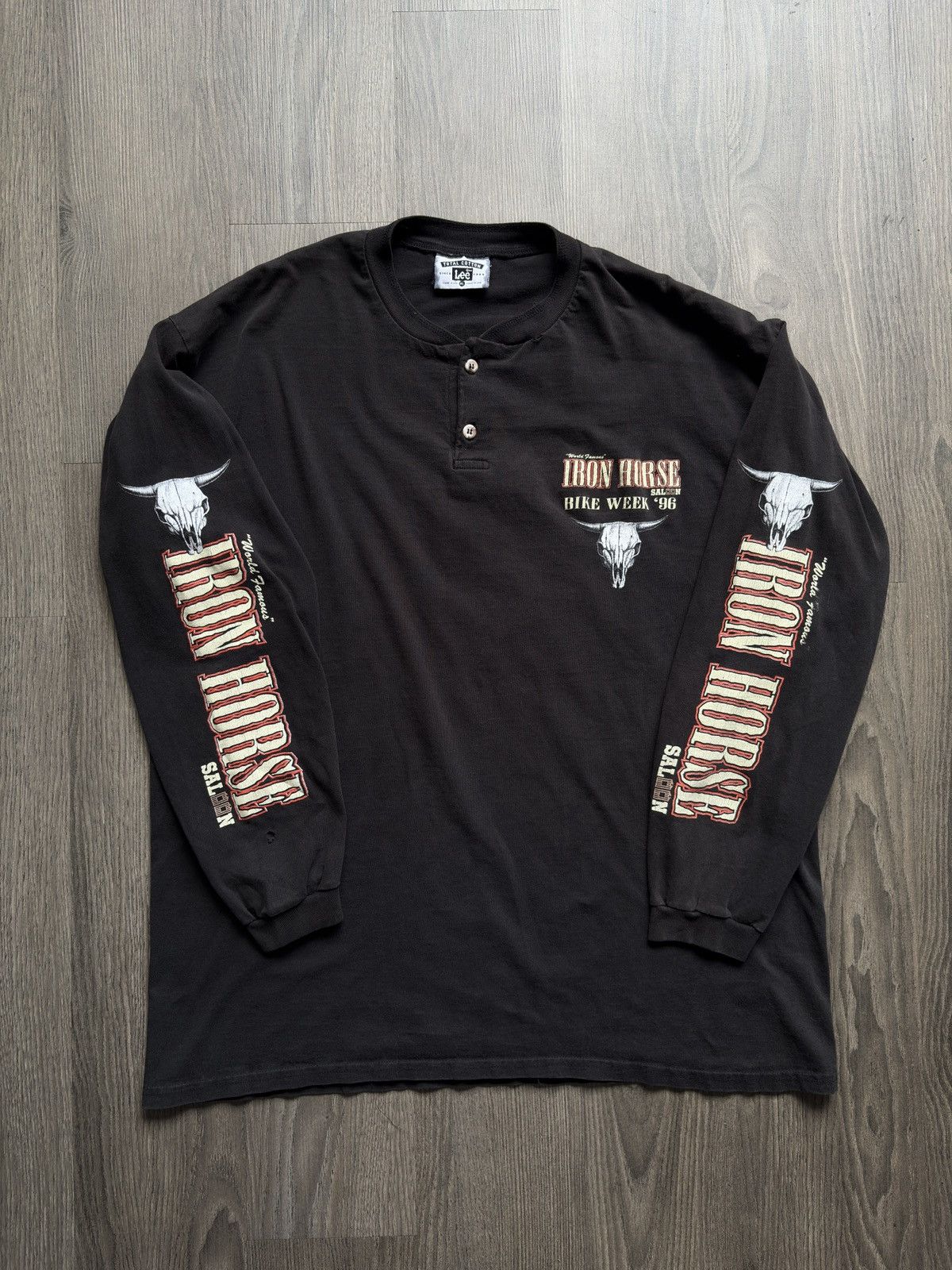 Vintage IRON HORSE BIKE WEEK TEE Size US XL / EU 56 / 4 - 2 Thumbnail