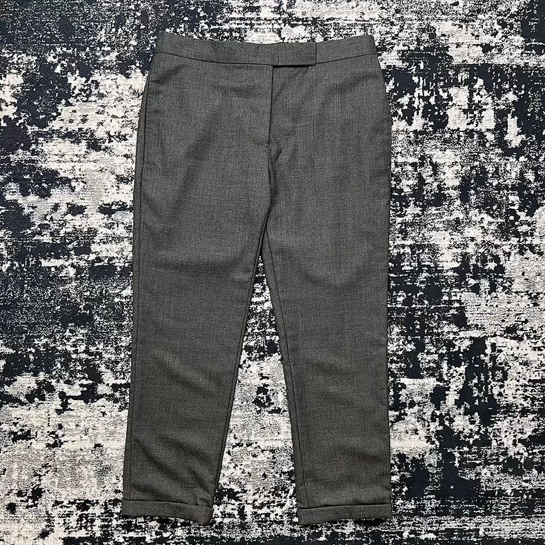Thom Browne Thom Browne Gray wool trousers Size 25" / US 0 / IT 36 - 2 Thumbnail