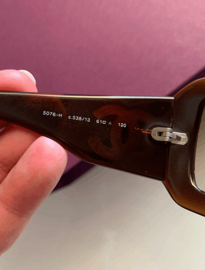 Chanel CHANEL Sunglasses 5076 Rimless Rhinestone Vintage 4017 Size ONE SIZE - 5 Thumbnail