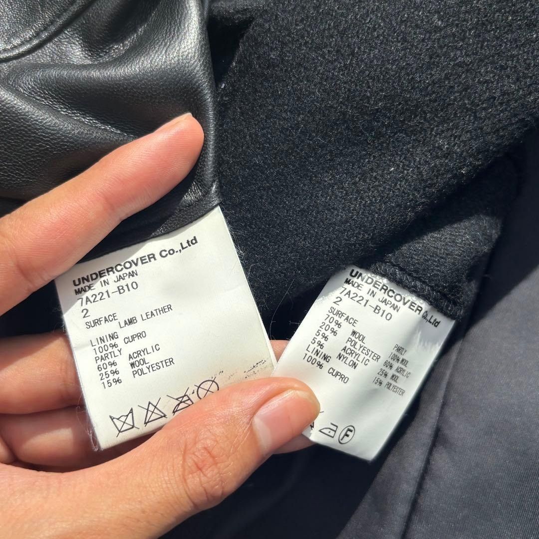 Undercover 07AW separate leather and wool jacket 2 Size US M / EU 48-50 / 2 - 11 Thumbnail