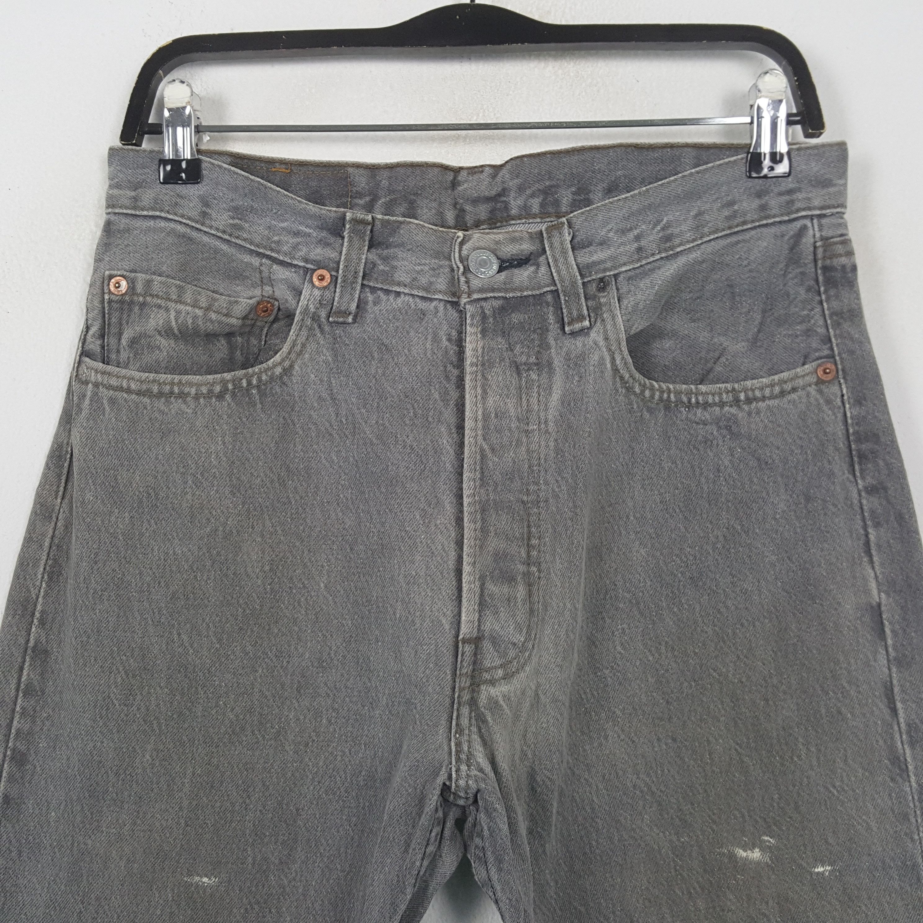 Levi's Levis 501 Made in USA Gray Jeans RR10 Size US 30 / EU 46 - 2 Thumbnail