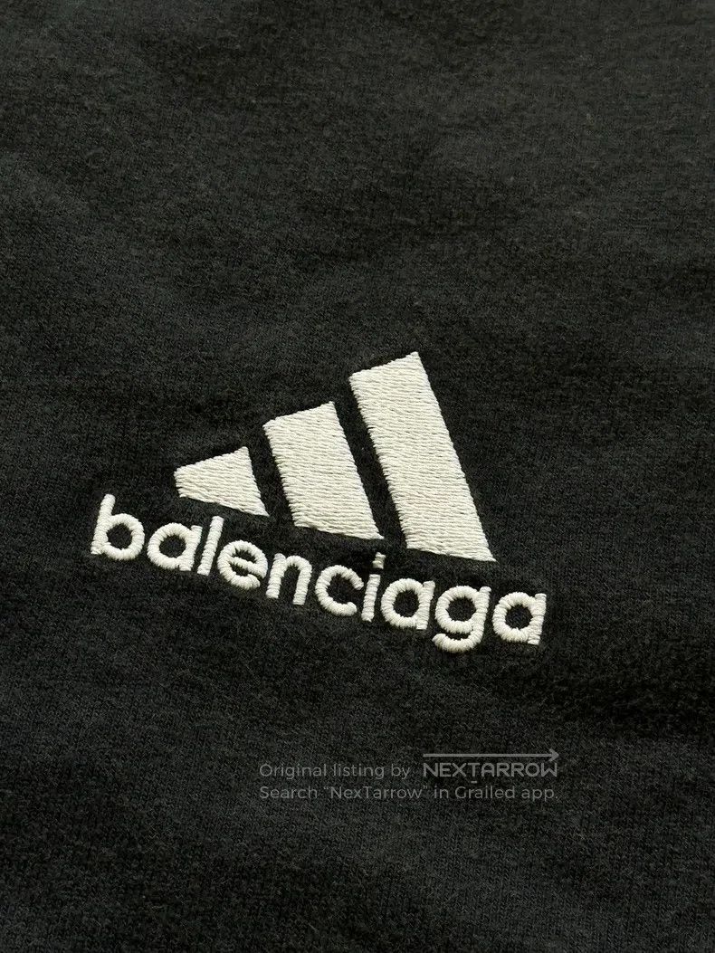 Balenciaga Balenciaga Patchwork vintage distressed short sleeve T-shi Size US XL / EU 56 / 4 - 4 Thumbnail