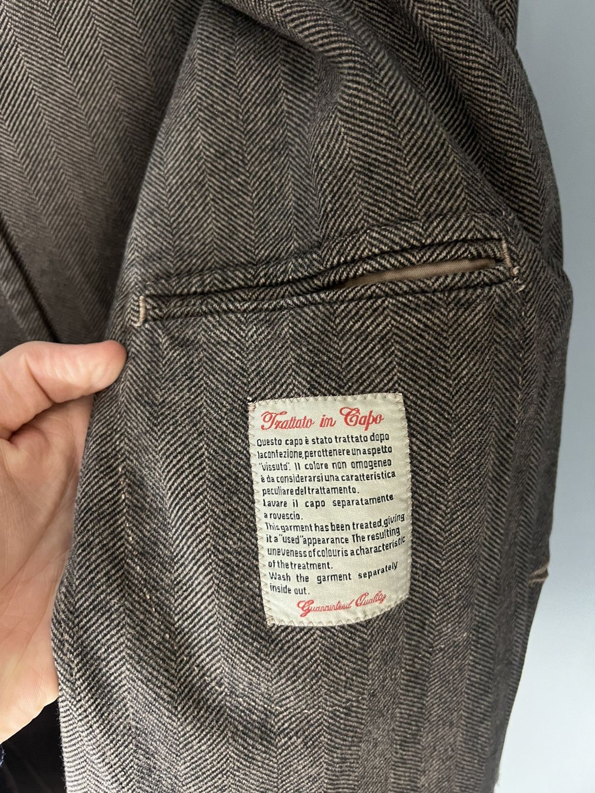 L.B.M. 1911 VINTAGE L.B.M 1911 LIMITED EDITION WOOL COAT SUIT DESIGNER Size 54R - 13 Thumbnail