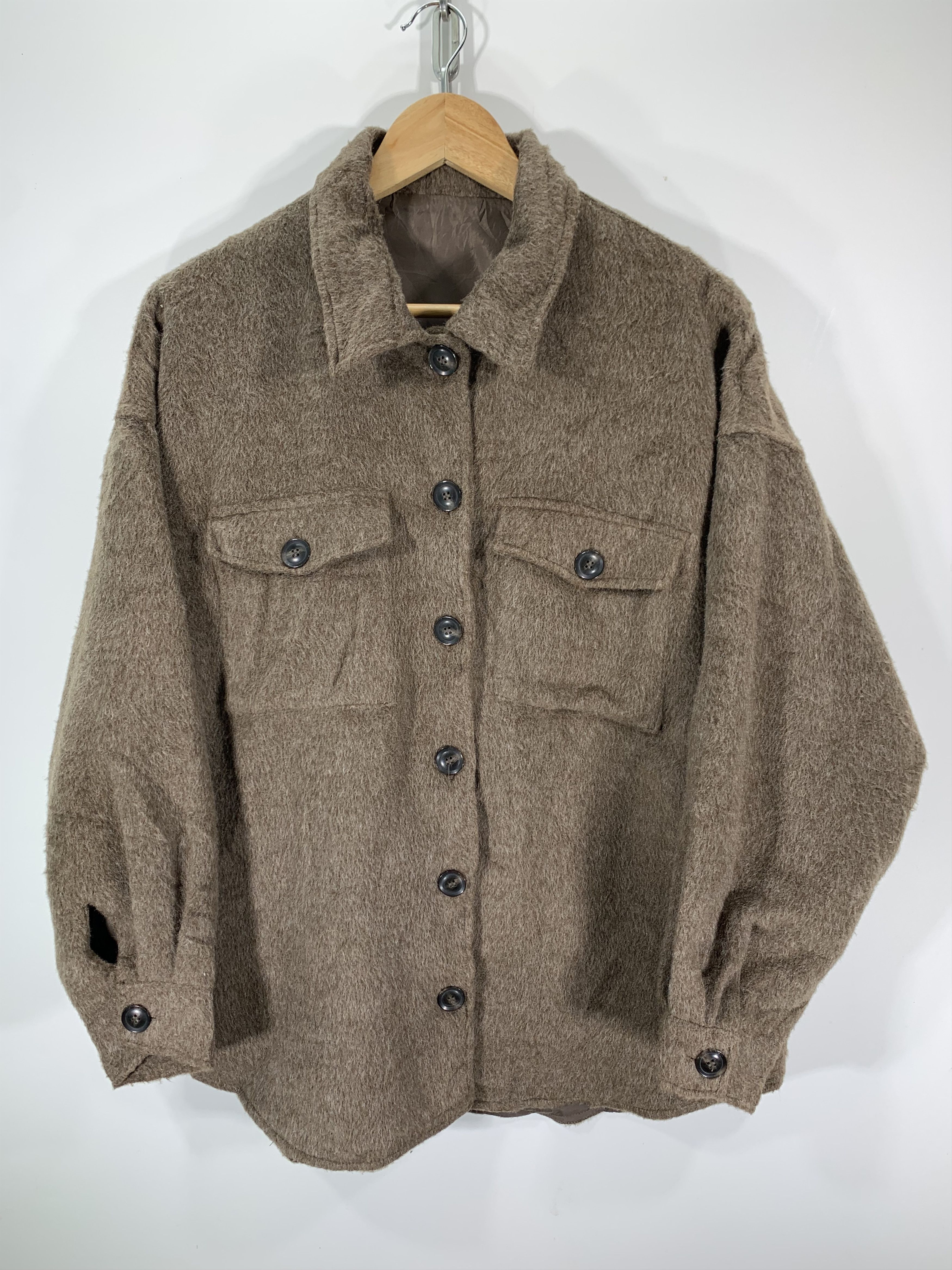 image of Individual Designer Japanese Button Up Jacket Hairi Hair, Men's (Size Medium)